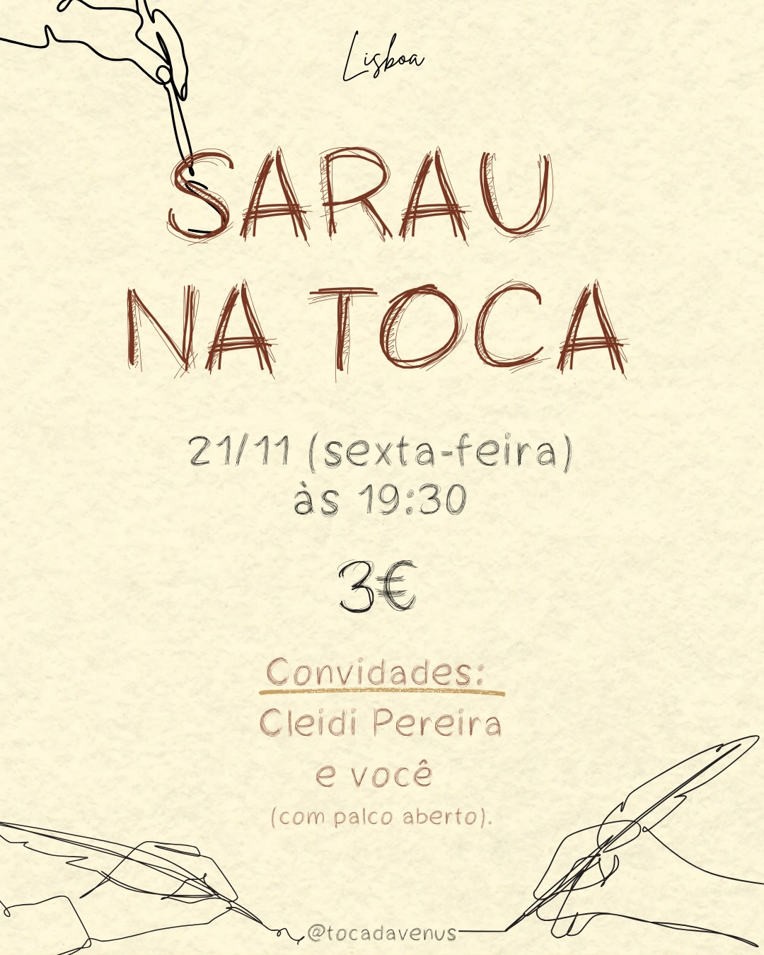 Sarau Na Toca | Nov