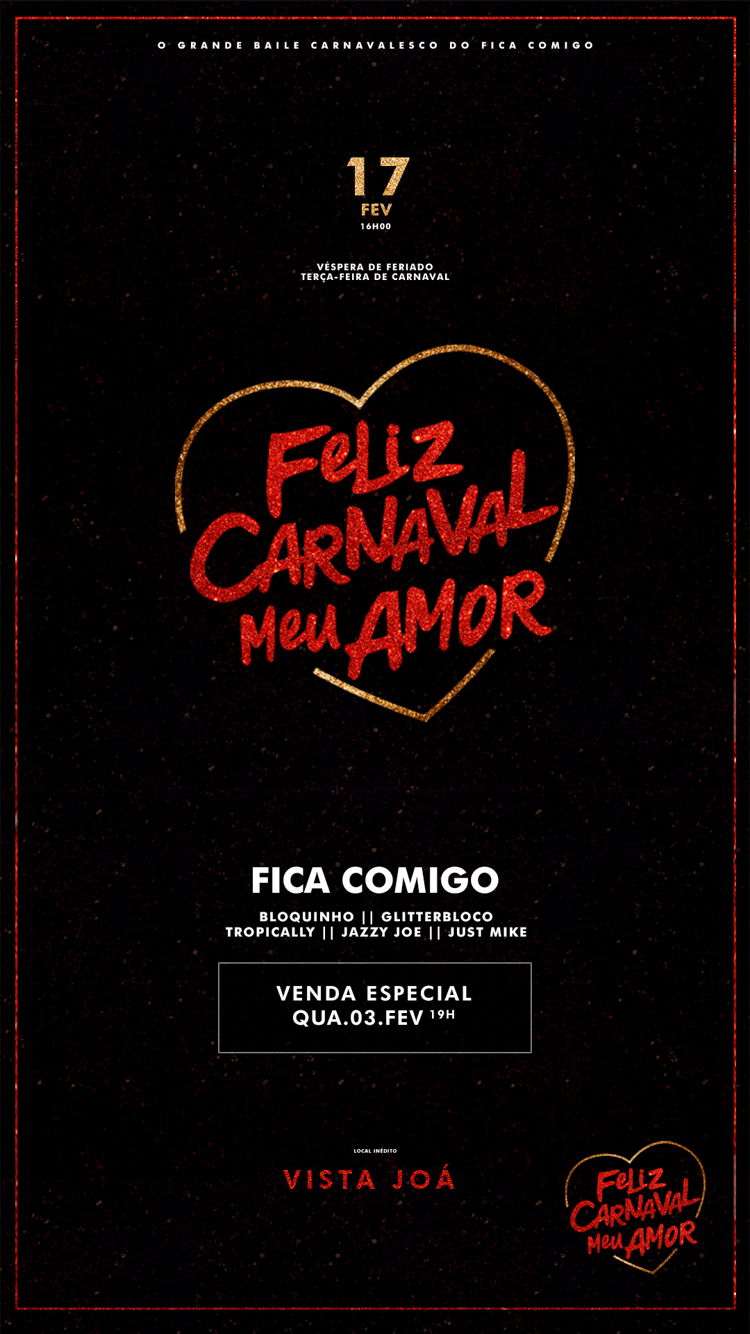 Feliz Carnaval Meu Amor | Baile De Carnaval Do Fica Comigo