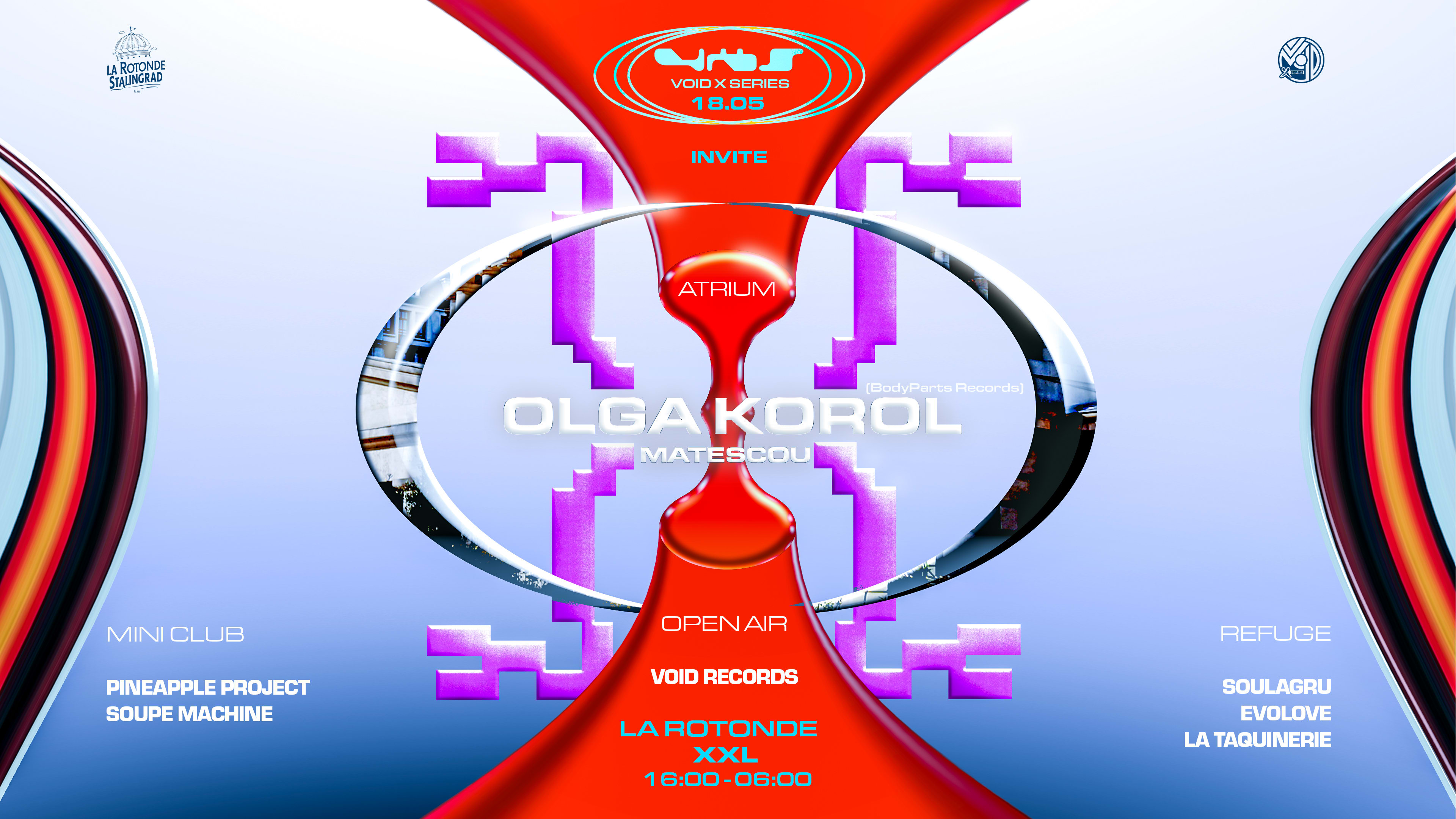 Rotonde Xxl - Free All Day : Vxs Invite Olga Korol & Friends
