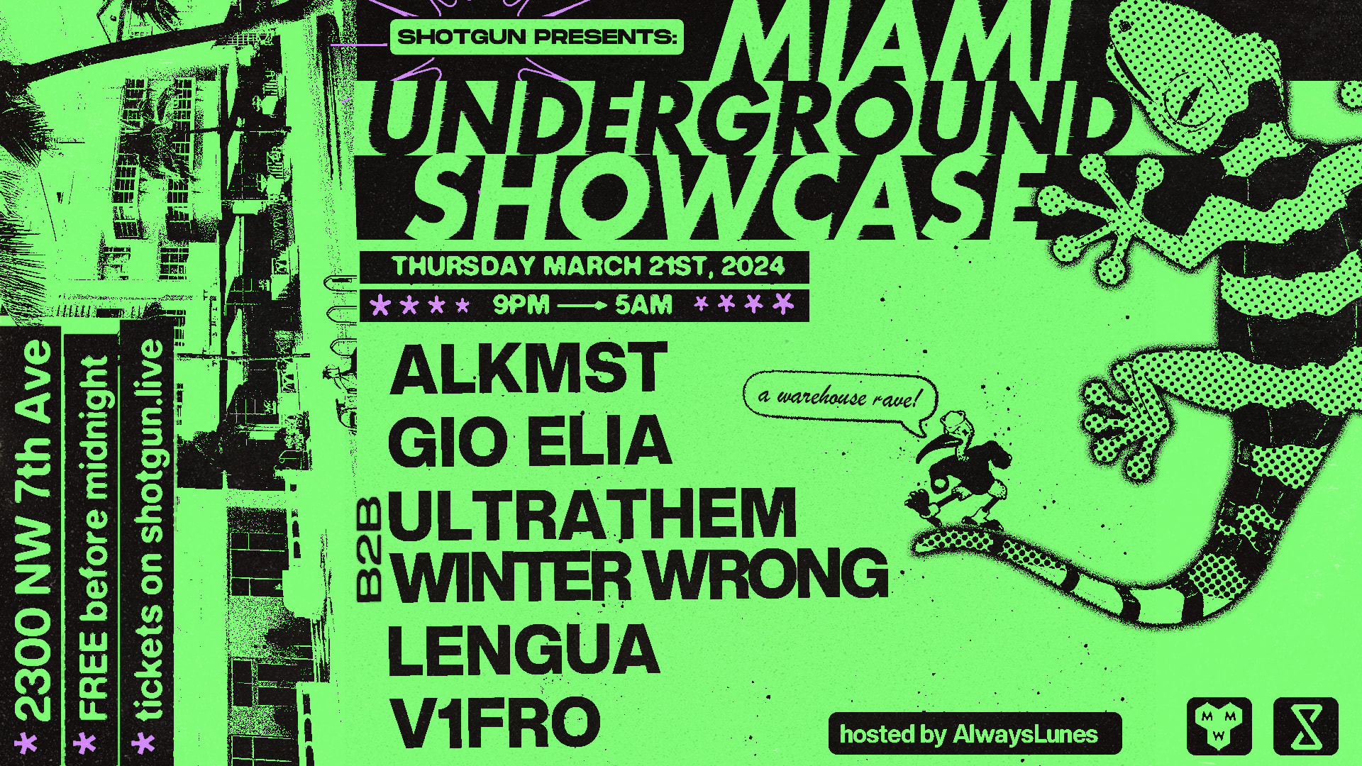 Shotgun Presents: Miami Underground Showcase Mmw24