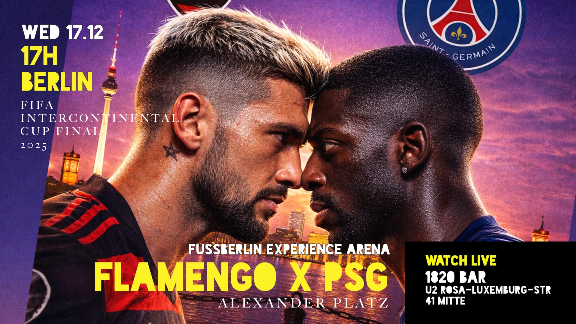 Flamengo X Psg - Lugar Novo - Mundial Fifa 2025 Final -Arena