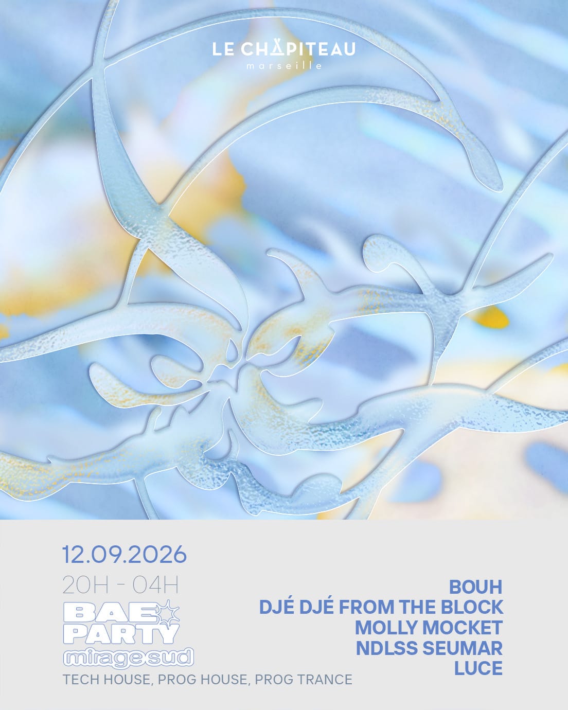 Bae Party Invite Mirage Sud