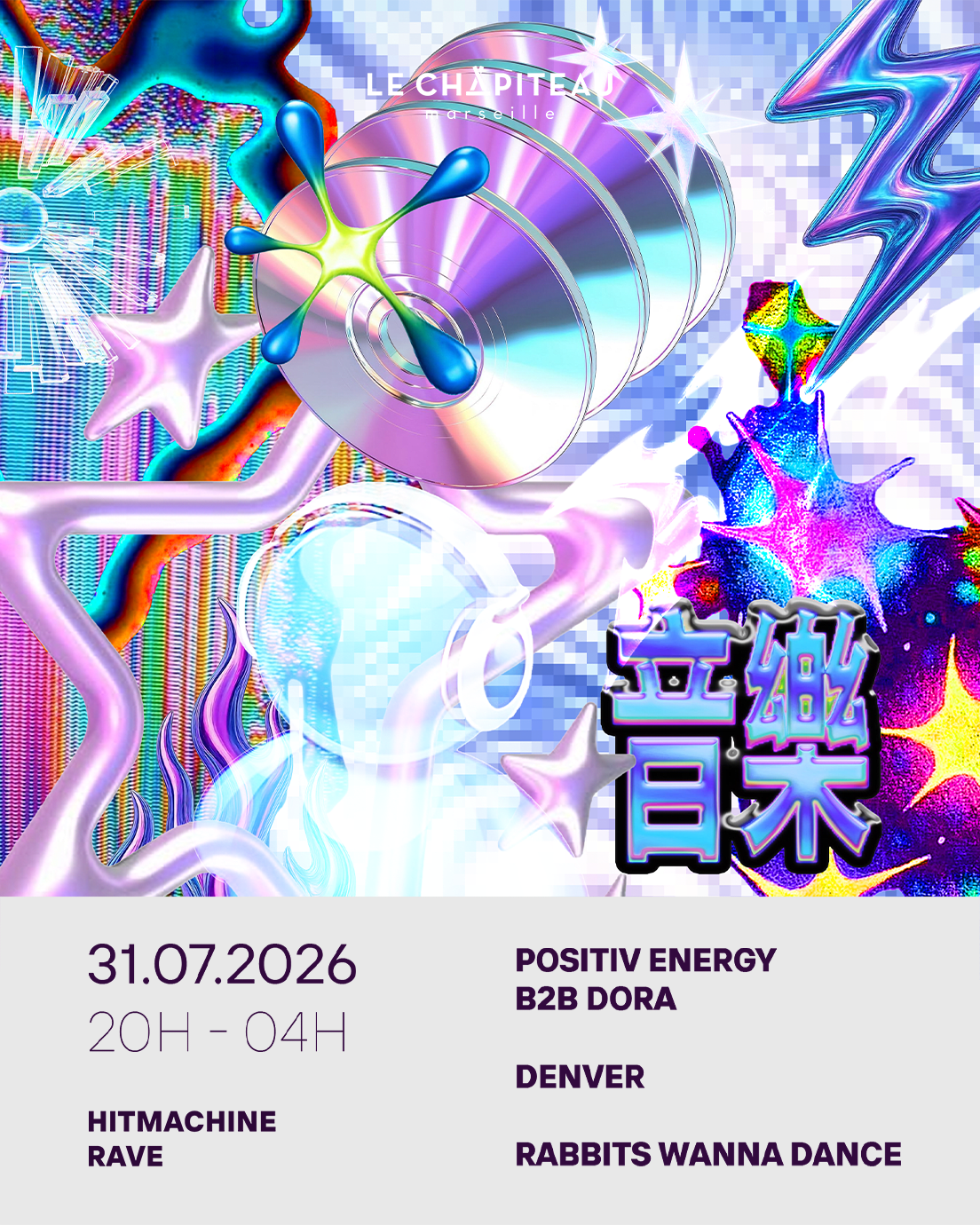 Hit Machine Rave W/Positiv Energy B2b Dora, Denver & More