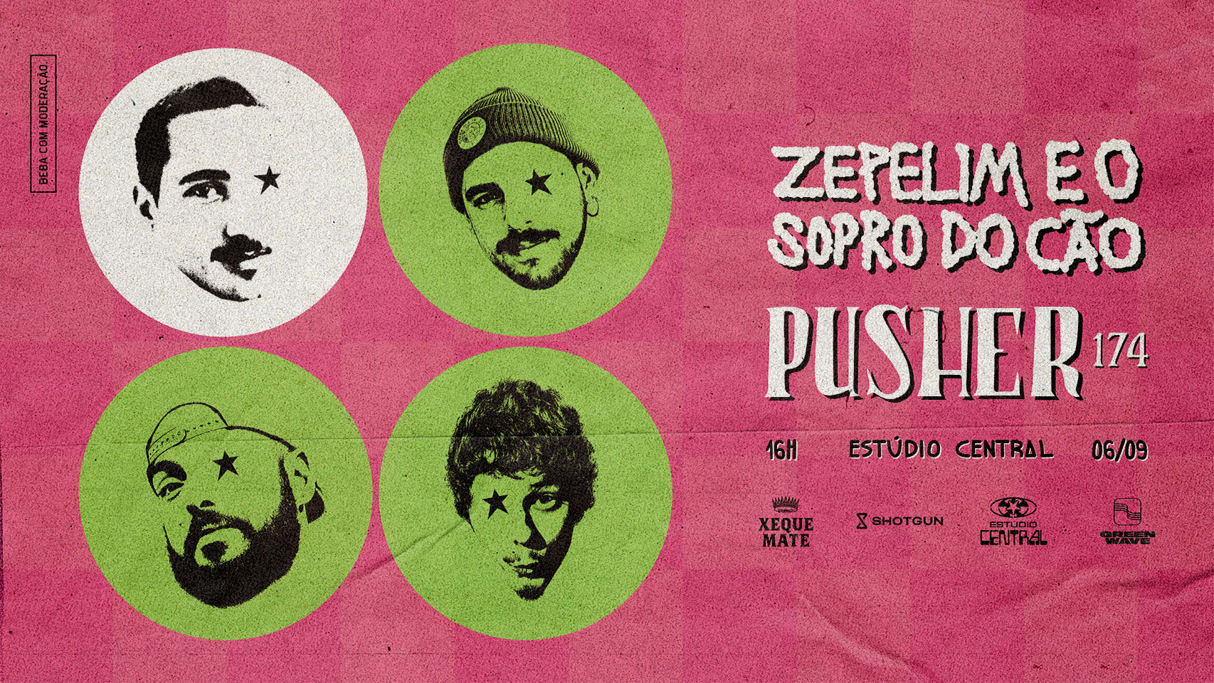 Pusher 174 + Zepelim E O Sopro Do Cão No Estúdio Central