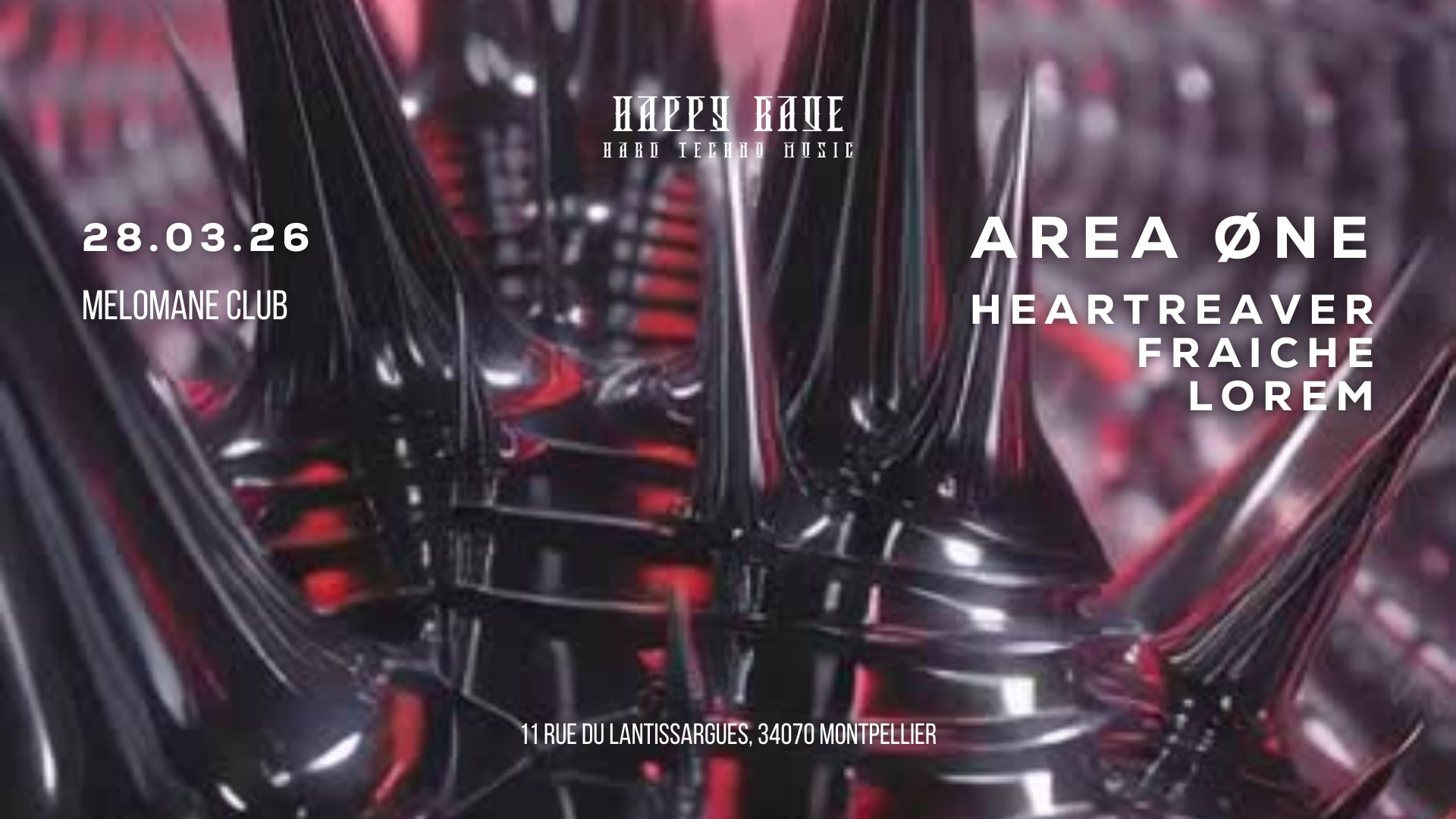 Happy Rave Invite Area One