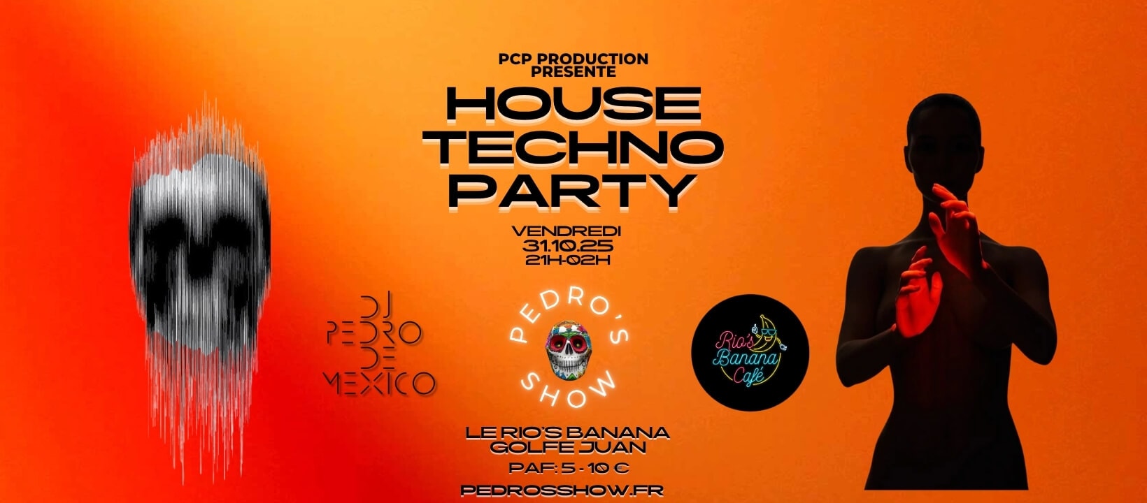House & Techno Party I Halloween @ Rio's Banana I 31-10-25