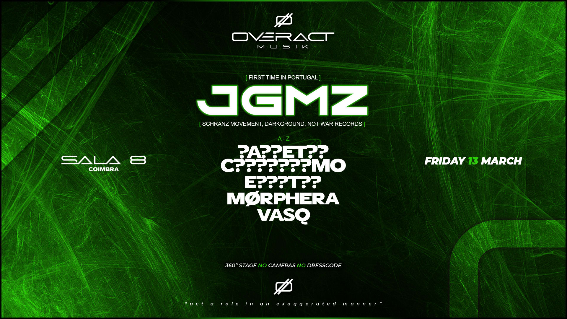 Overact Musik, Portugal Debut, Coimbra