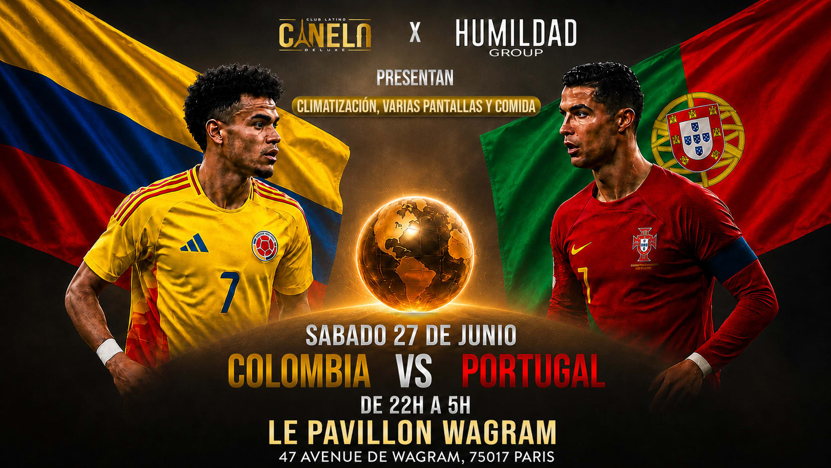 Match : Colombie - Portugal