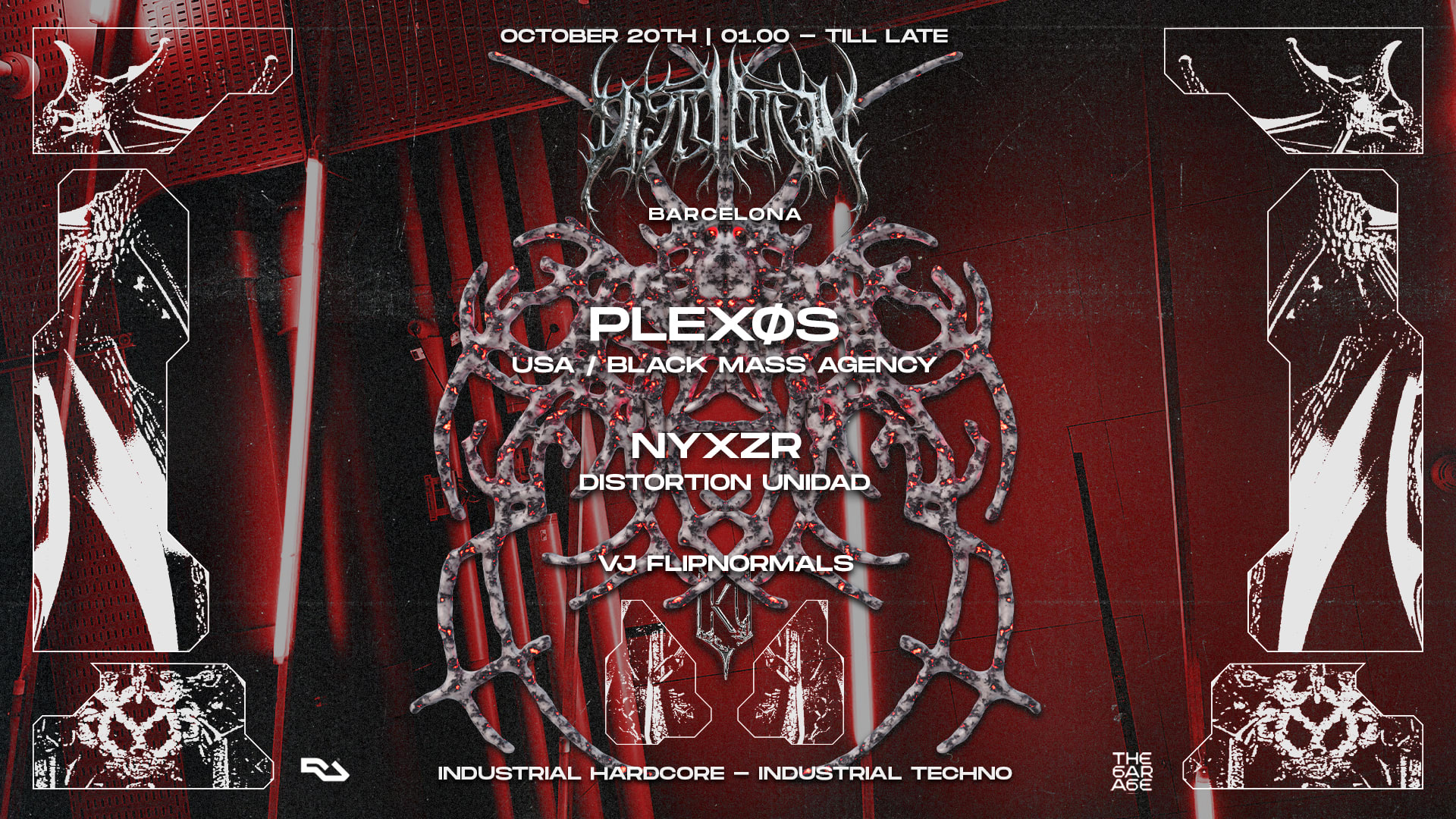 Distortion Pres. Plexøs ( Usa ) - Nyxzr  ! Industrial Techno