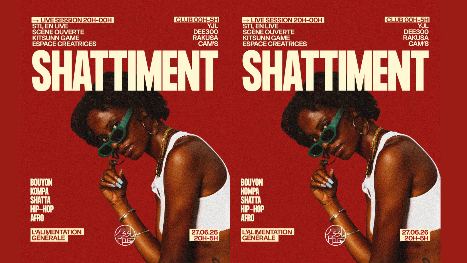 Shattiment : Live & Club