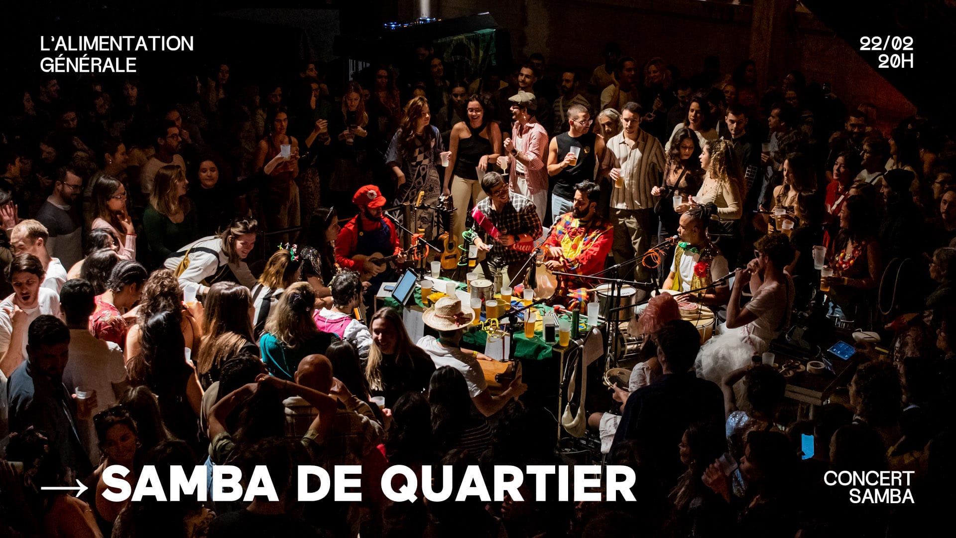 Tickets Sur Place ! Samba De Quartier 22.02