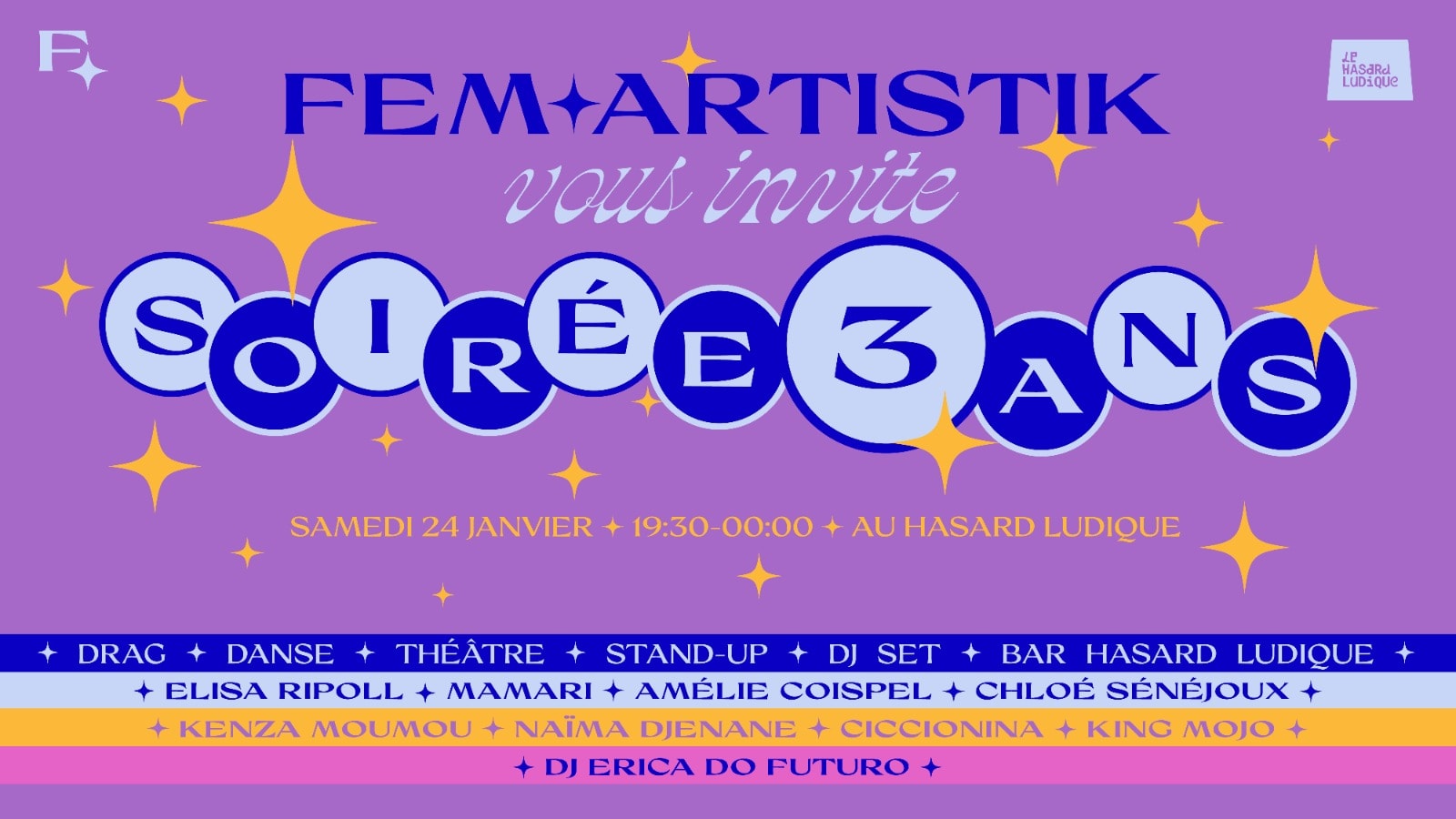Fem'artistik Queer Fête Ses 3 Ans !