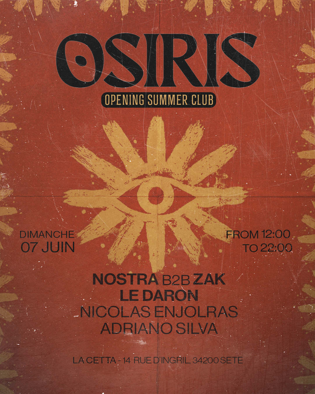 Osiris : Opening Summer Club