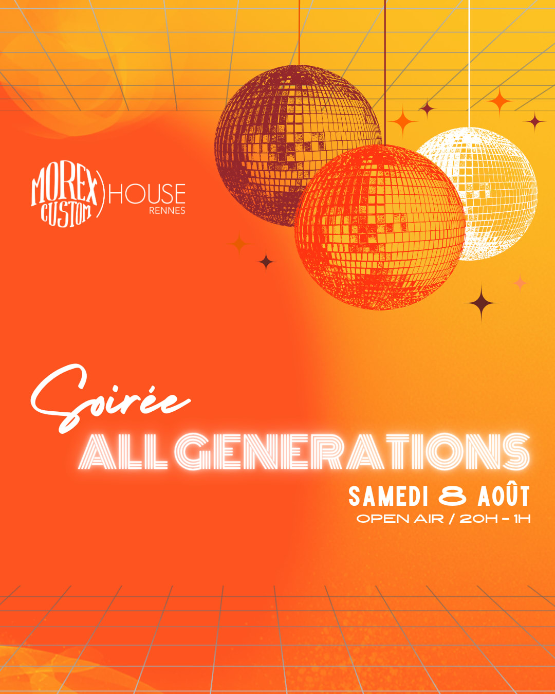Soirée All Generations // Open Air // Morex Custom House