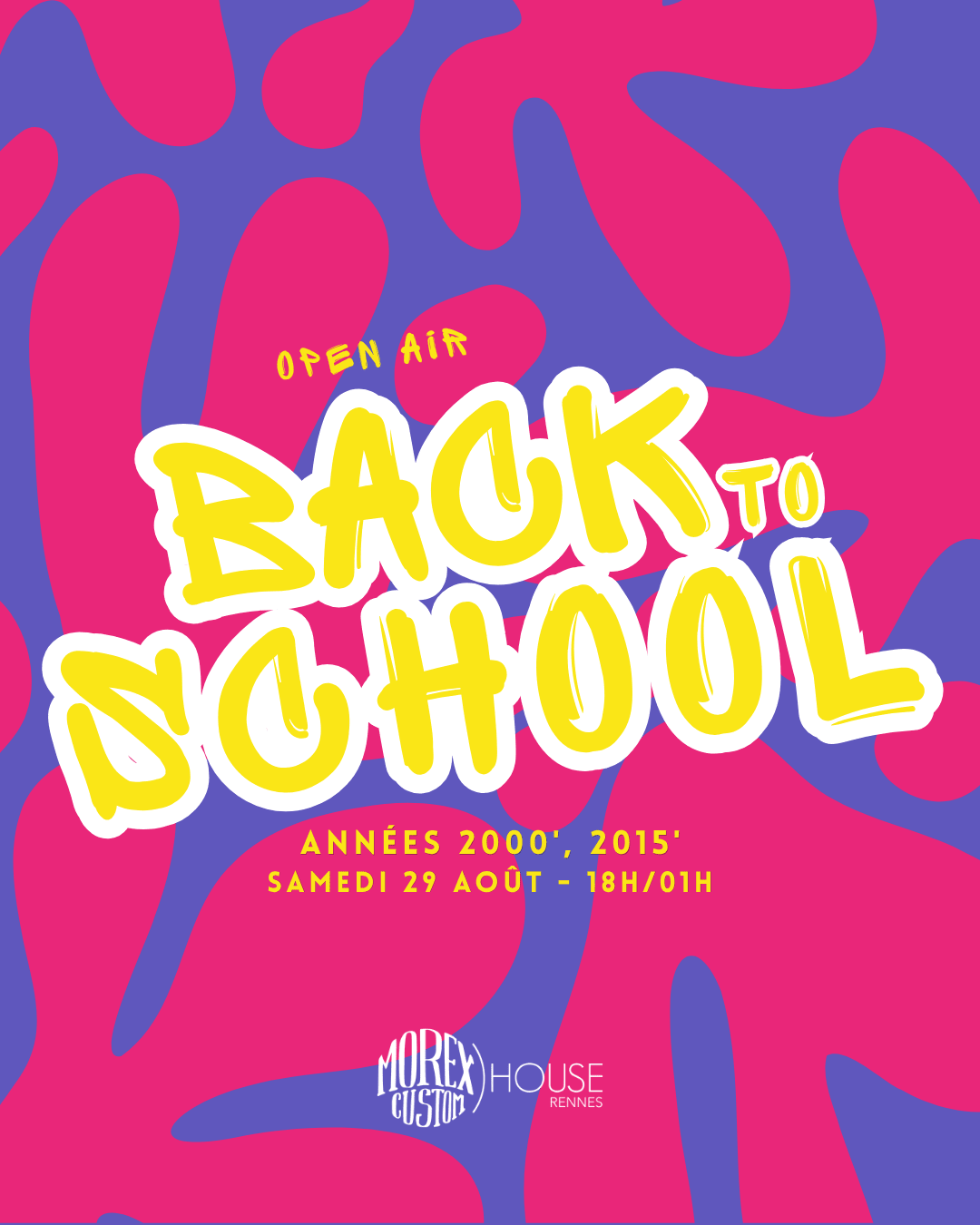 Open Air Back To School // Gratuit // Morex Custom House