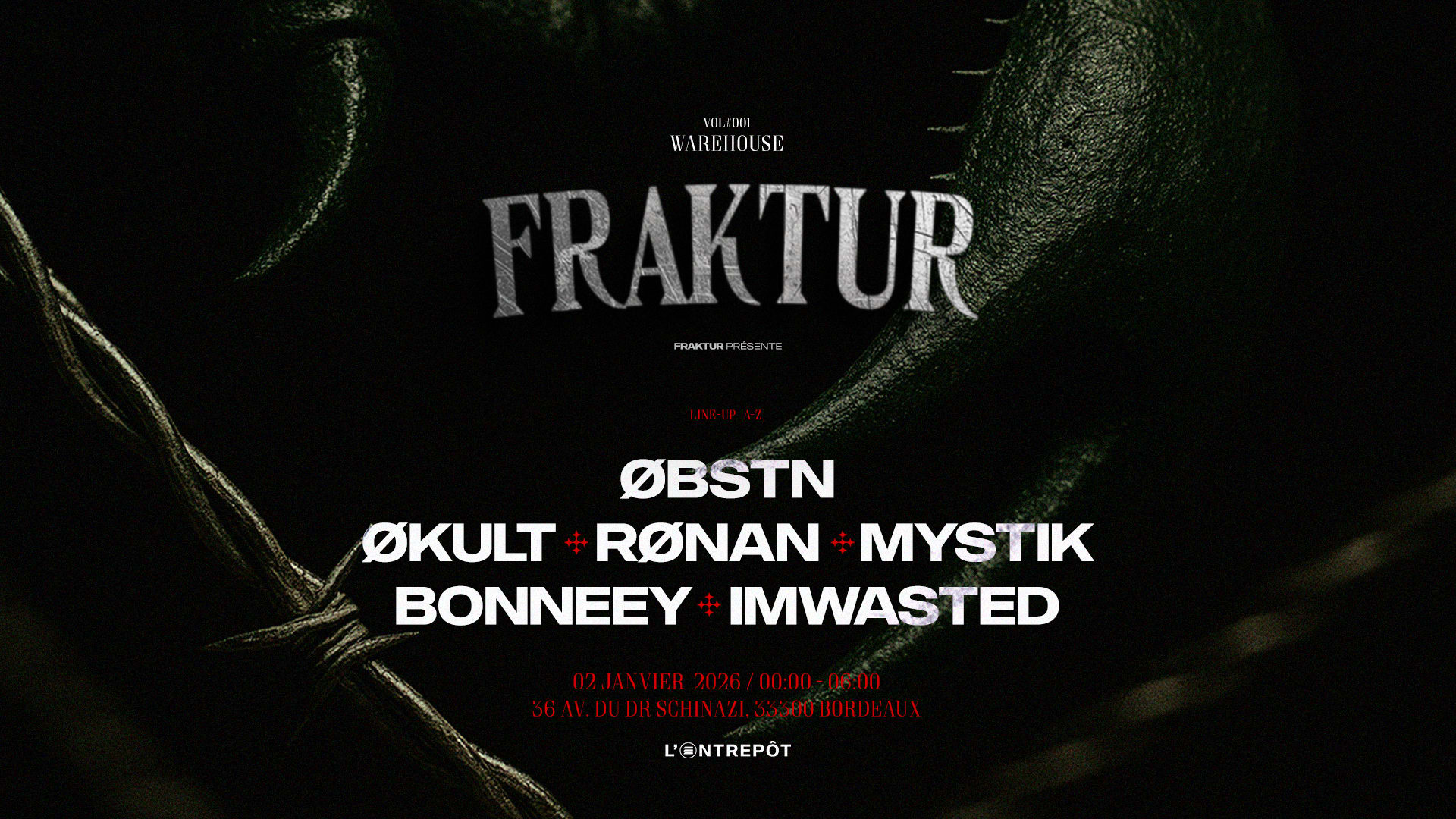 Fraktur W/ Øbstn / Økult / Mystik / Rønan (...)