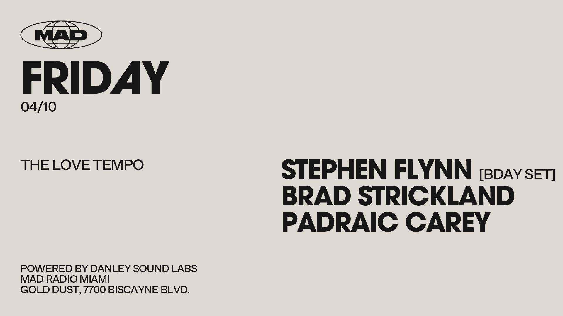 The Love Tempo: Stephen Flynn, Brad Strickland,Padraic Carey