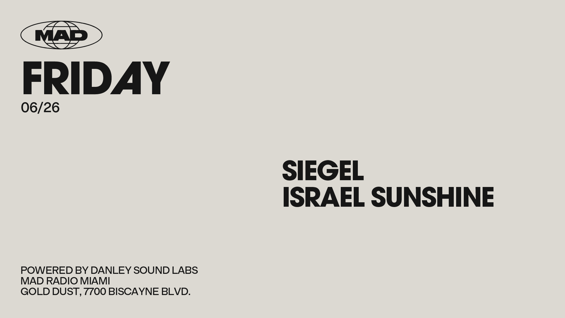 Siegel / Israel Sunshine