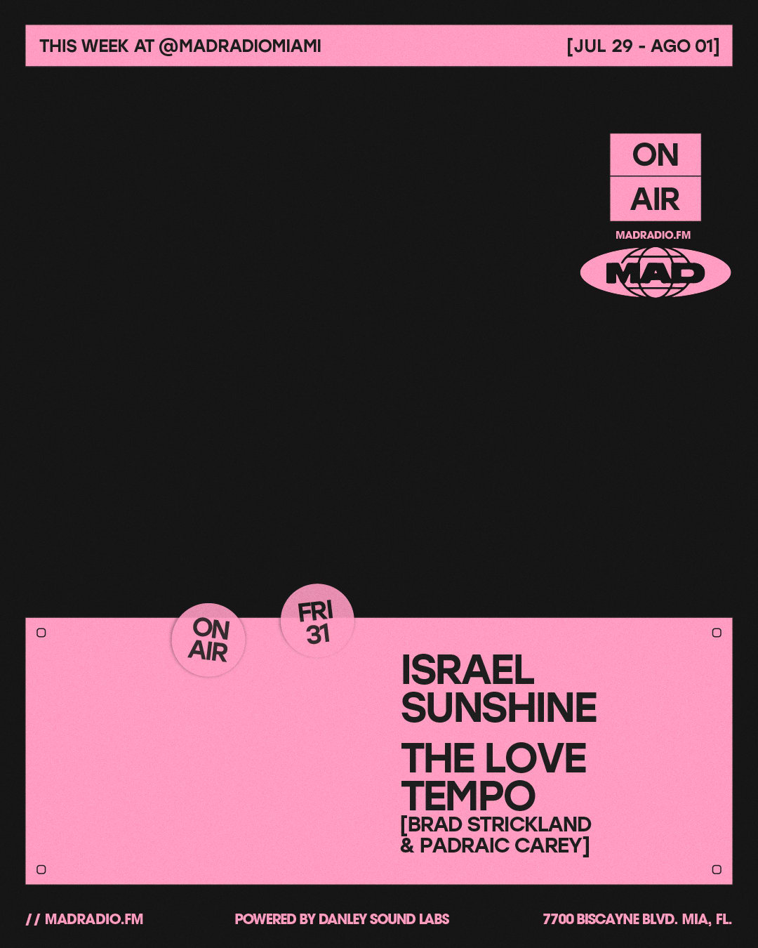 Israel Sunshine / The Love Tempo (Brad Strickland / Padraic)