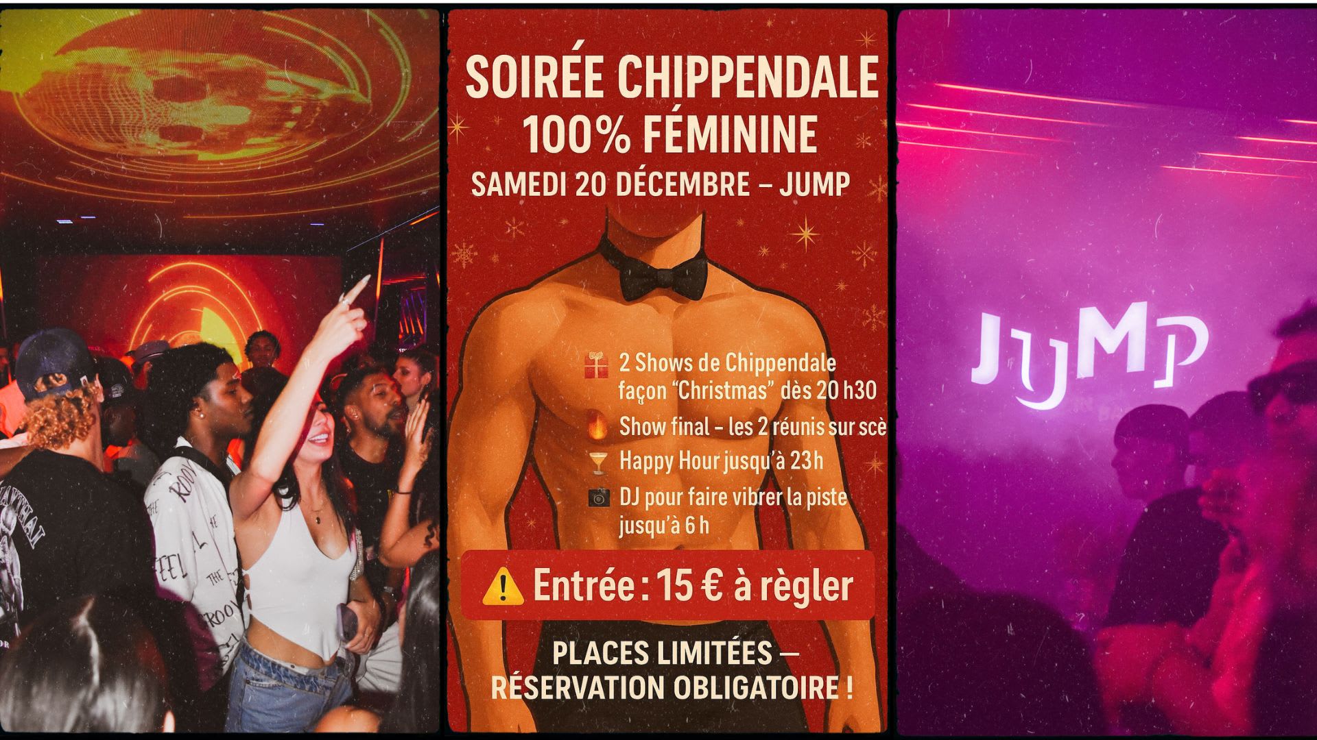 Chippendales - Magic Mike Noel - Soirée Filles Uniquement