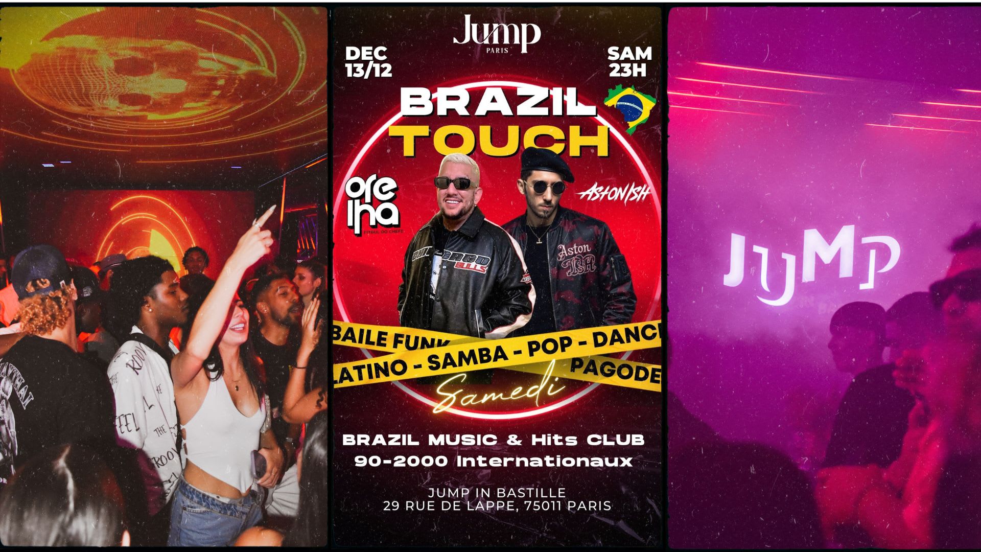 Brazil Touch : MIX Brésil, & Hits Pop 90-2000 Internationaux