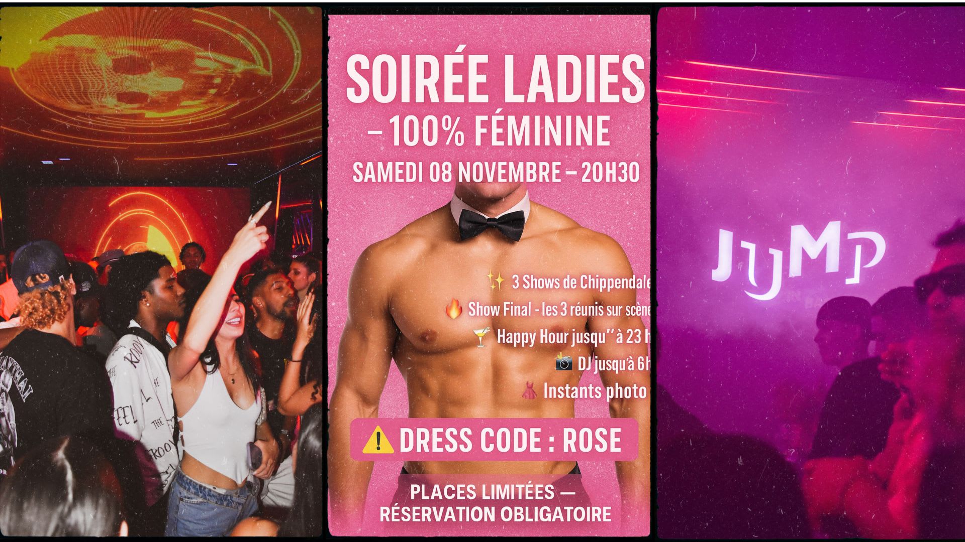 3 Show Magic Mike - Chippendales - 20h30 - Filles Only