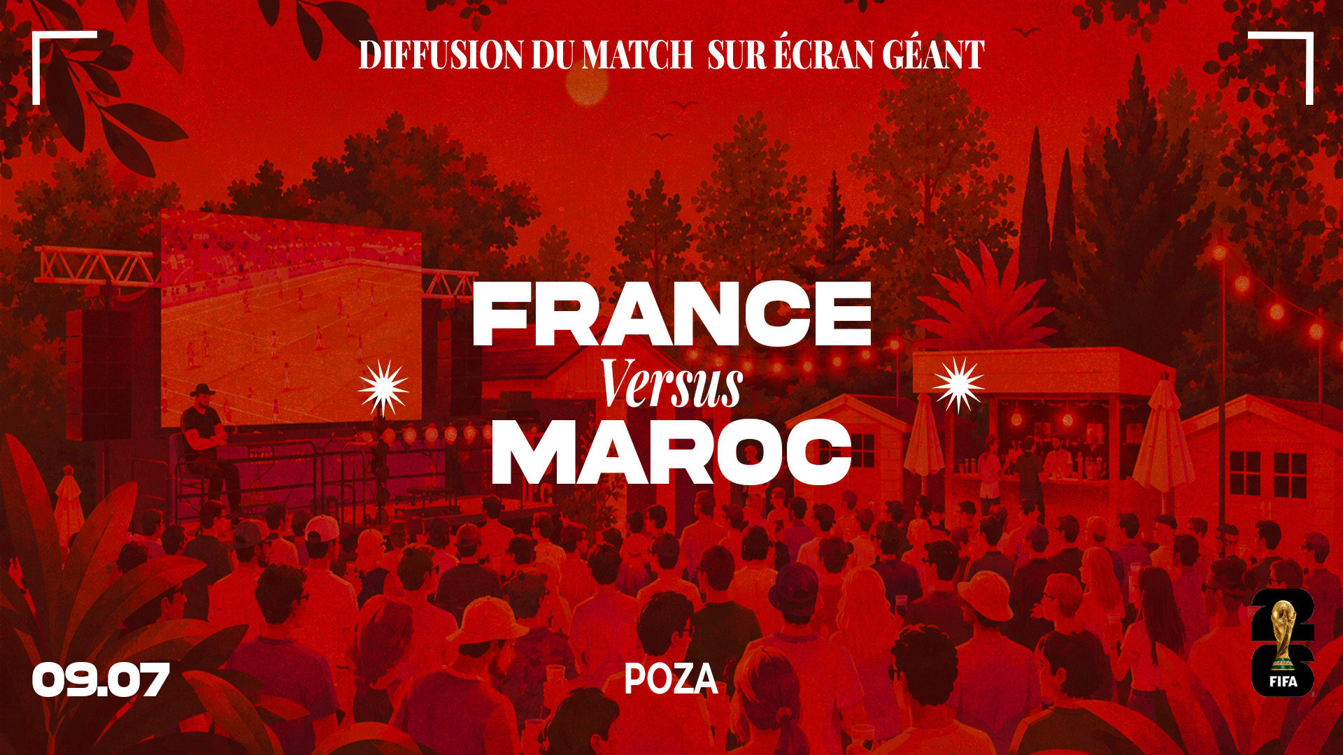 France Vs Maroc At Trinquet Village By Poza