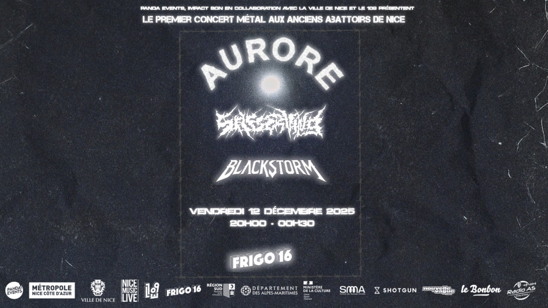 Riffs & Blood #1 : Aurore - Frigo 16 - Nice