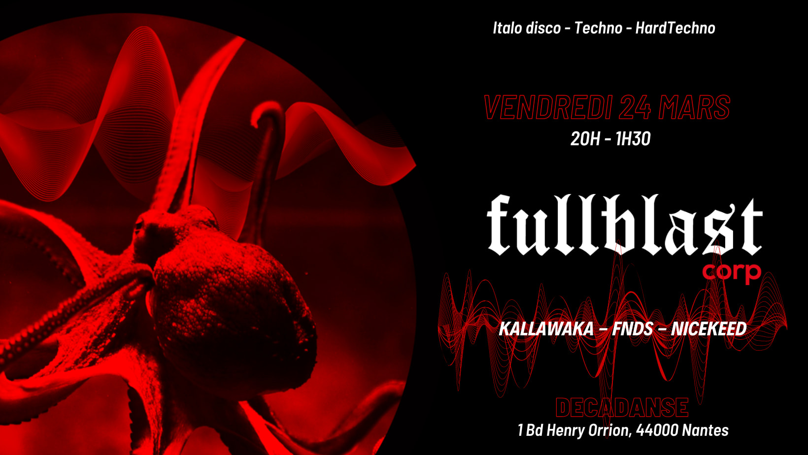 Fullblast Party • Fnds, Kallawaka & Antypode