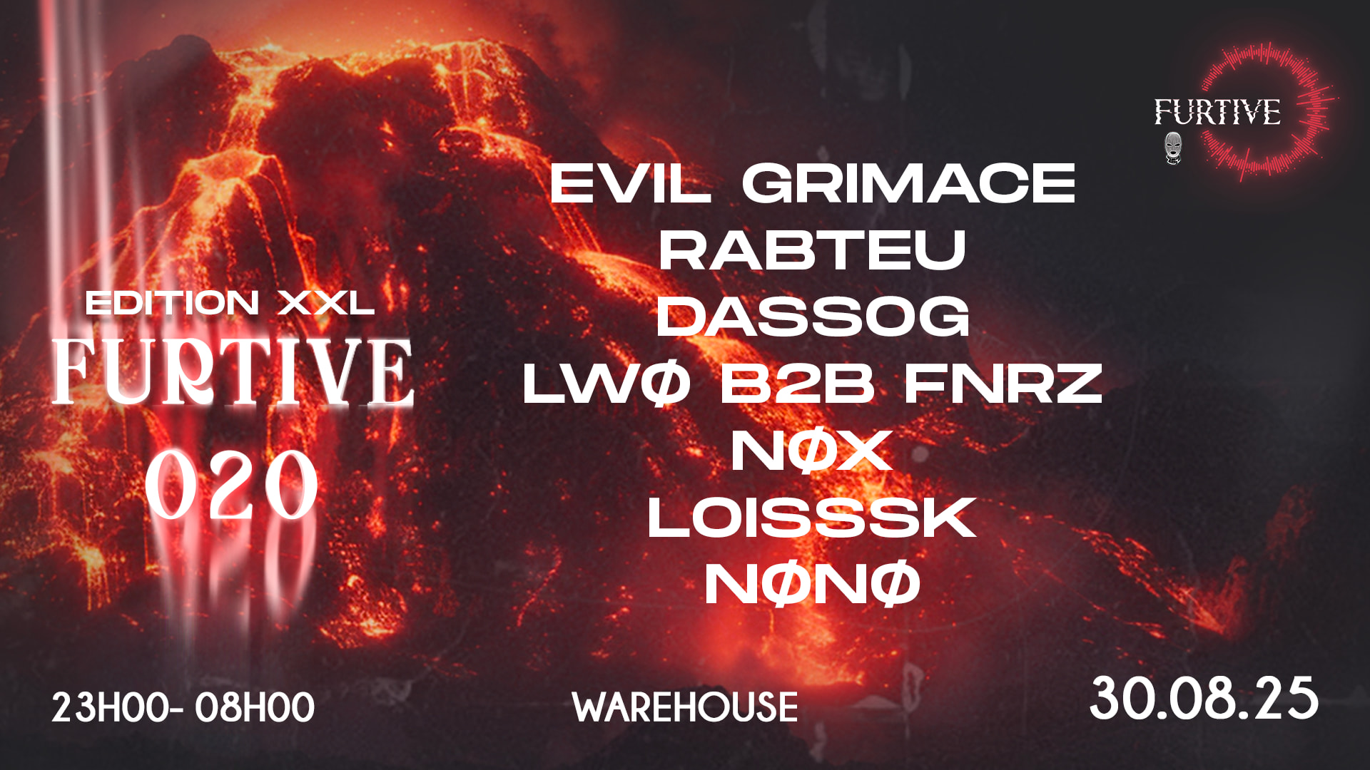 Furtive 20 - Warehouse Xxl