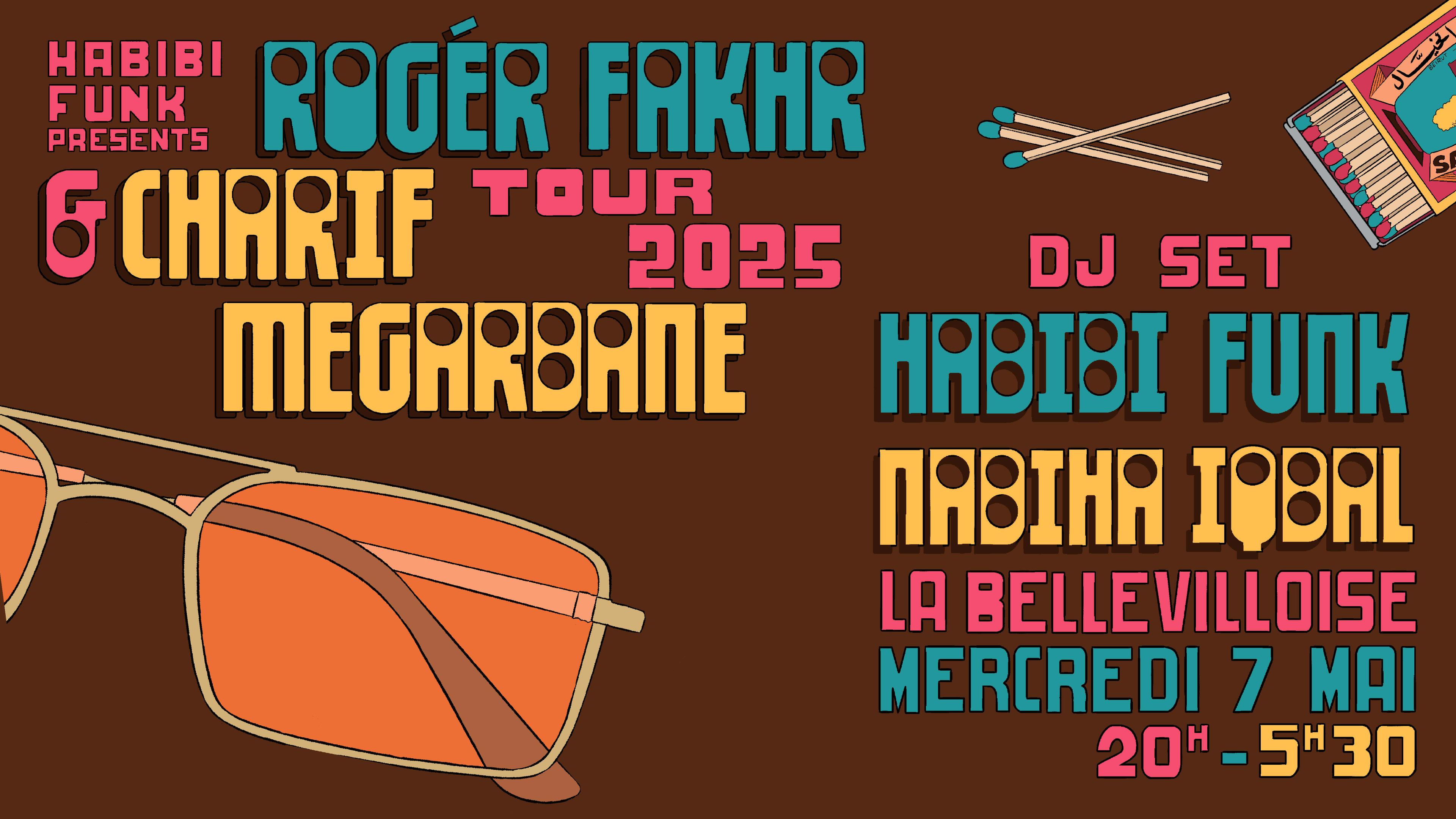 Habibi Funk Label Night : Rogér Fakhr & Charif Megarbane