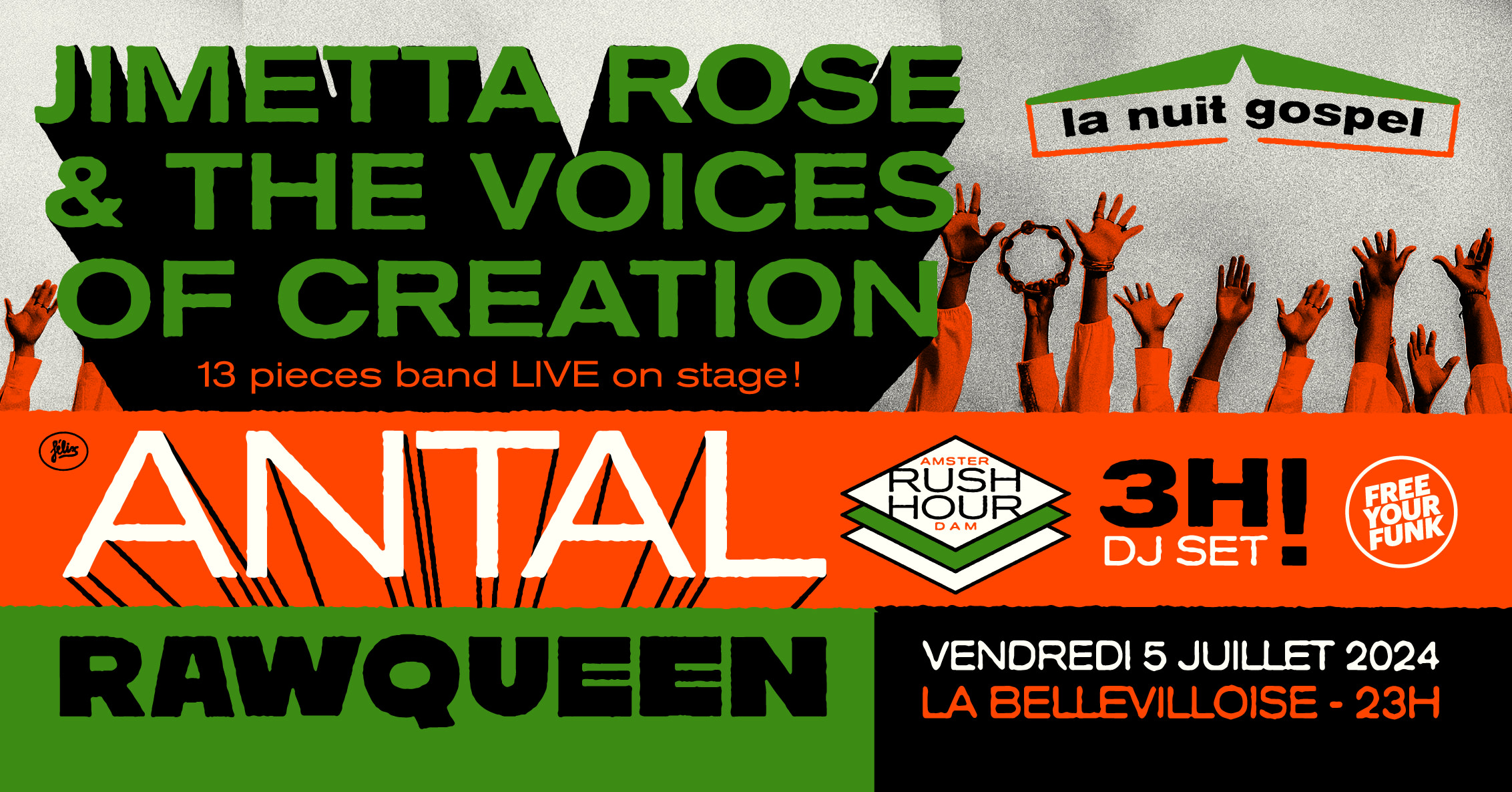 Free Your Funk : La Nuit Gospel Avec Antal Et Jimetta Rose