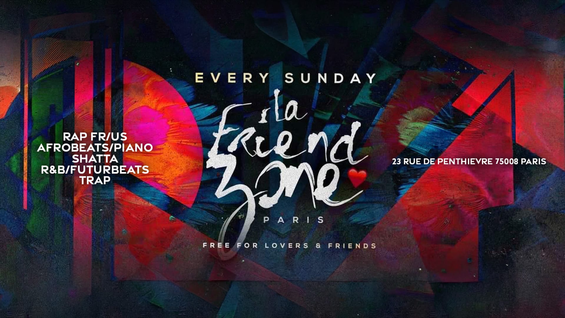La Fz - Sunday / Hip Hop /  R&B / Afro Au  Kuku Paris