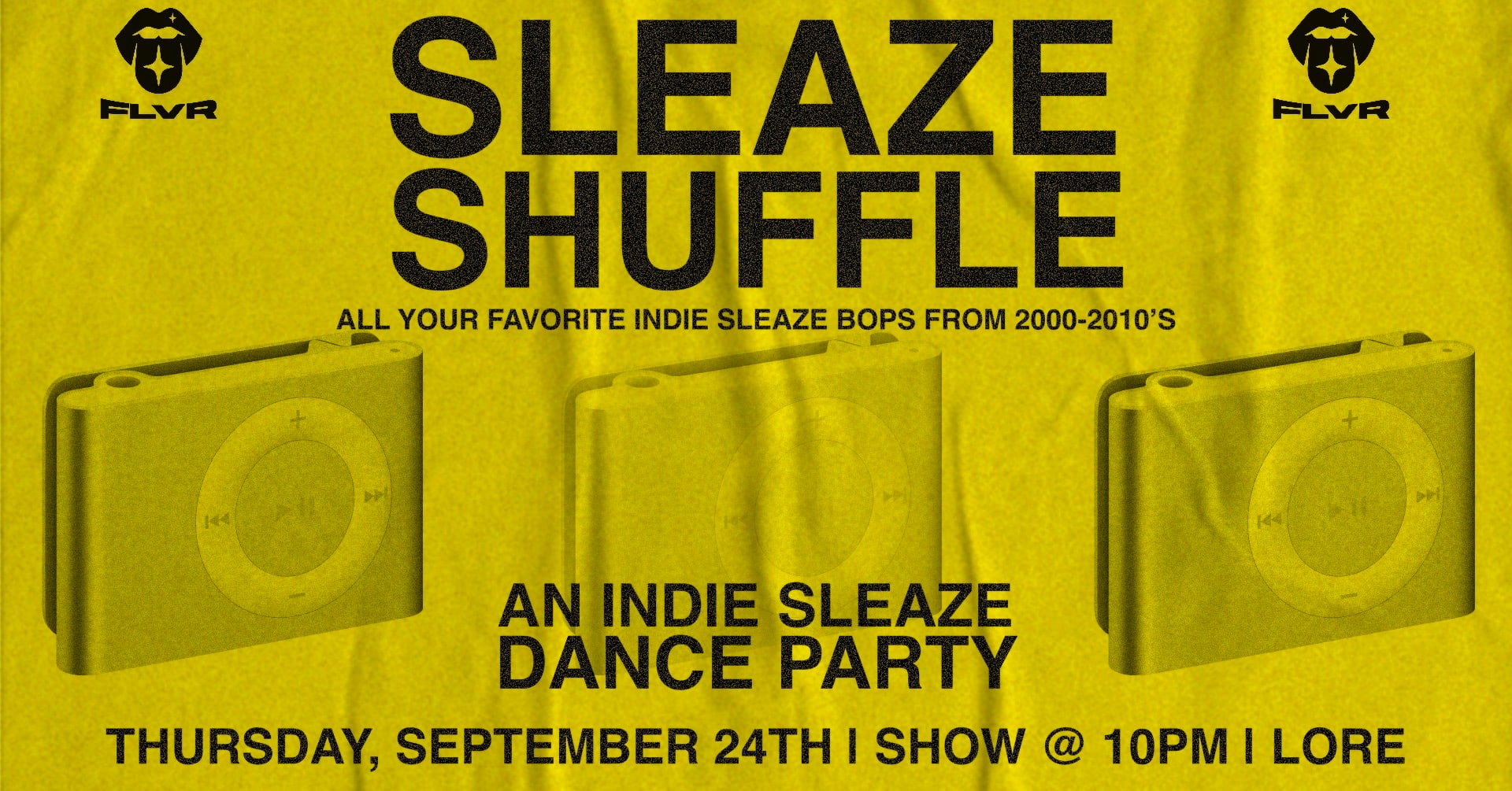 Sleaze Shuffle: Indie Sleaze Dance Party