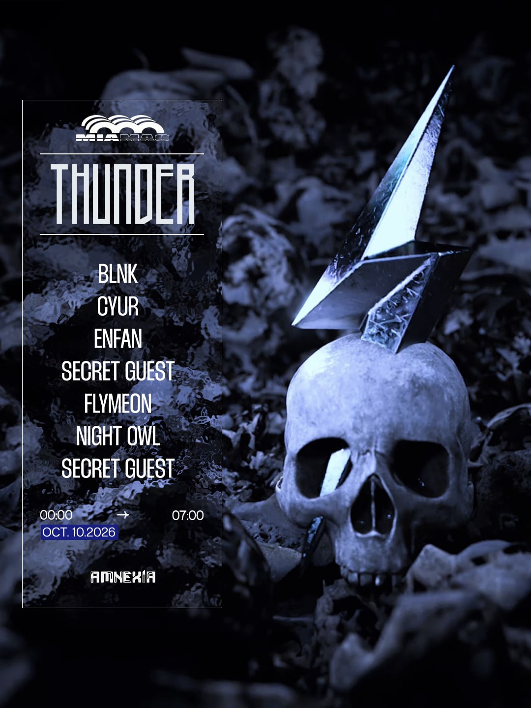 Thunder : Flymeon, Enfan, Cyur, Blnk, Night Owl & More