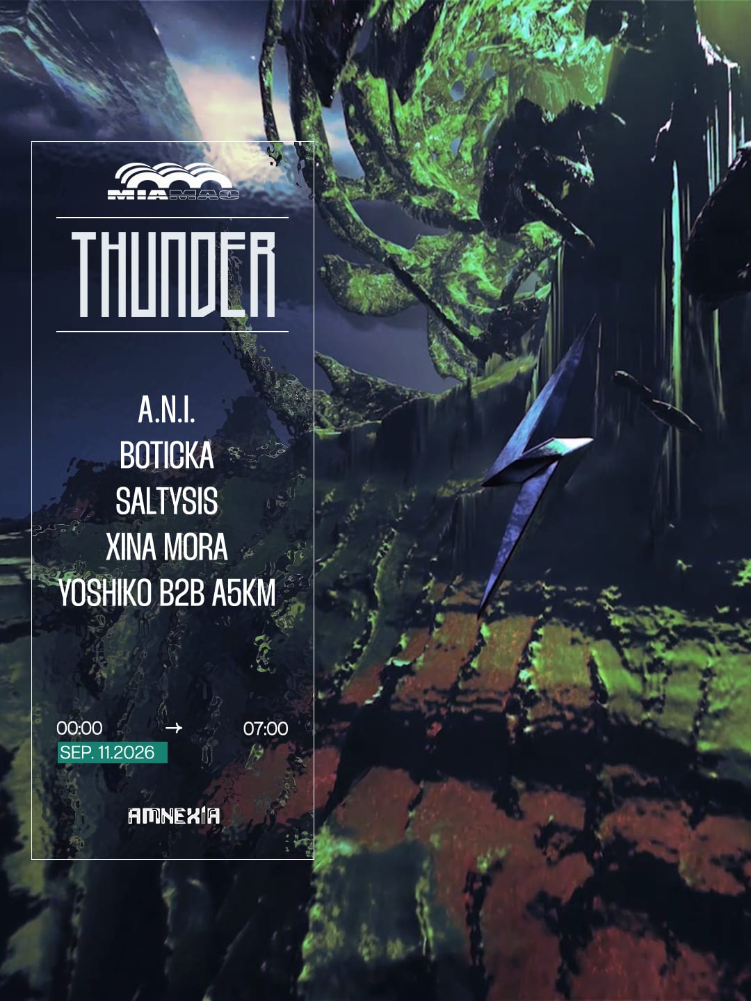 Thunder : A.N.I., Yoshiko B2b A5km, Xina Mora & More