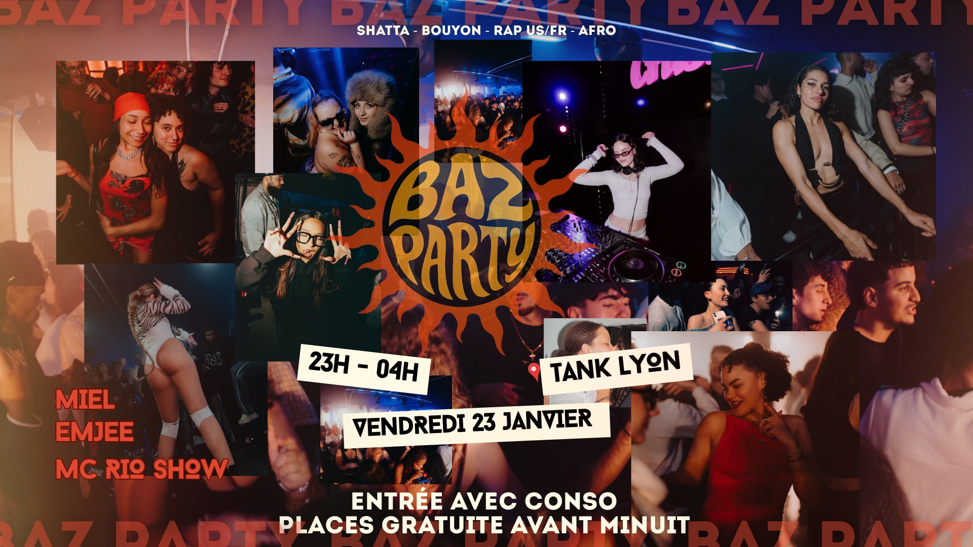 Baz Party - Feu Na Feu (Miel, Emjee & MC Rio)