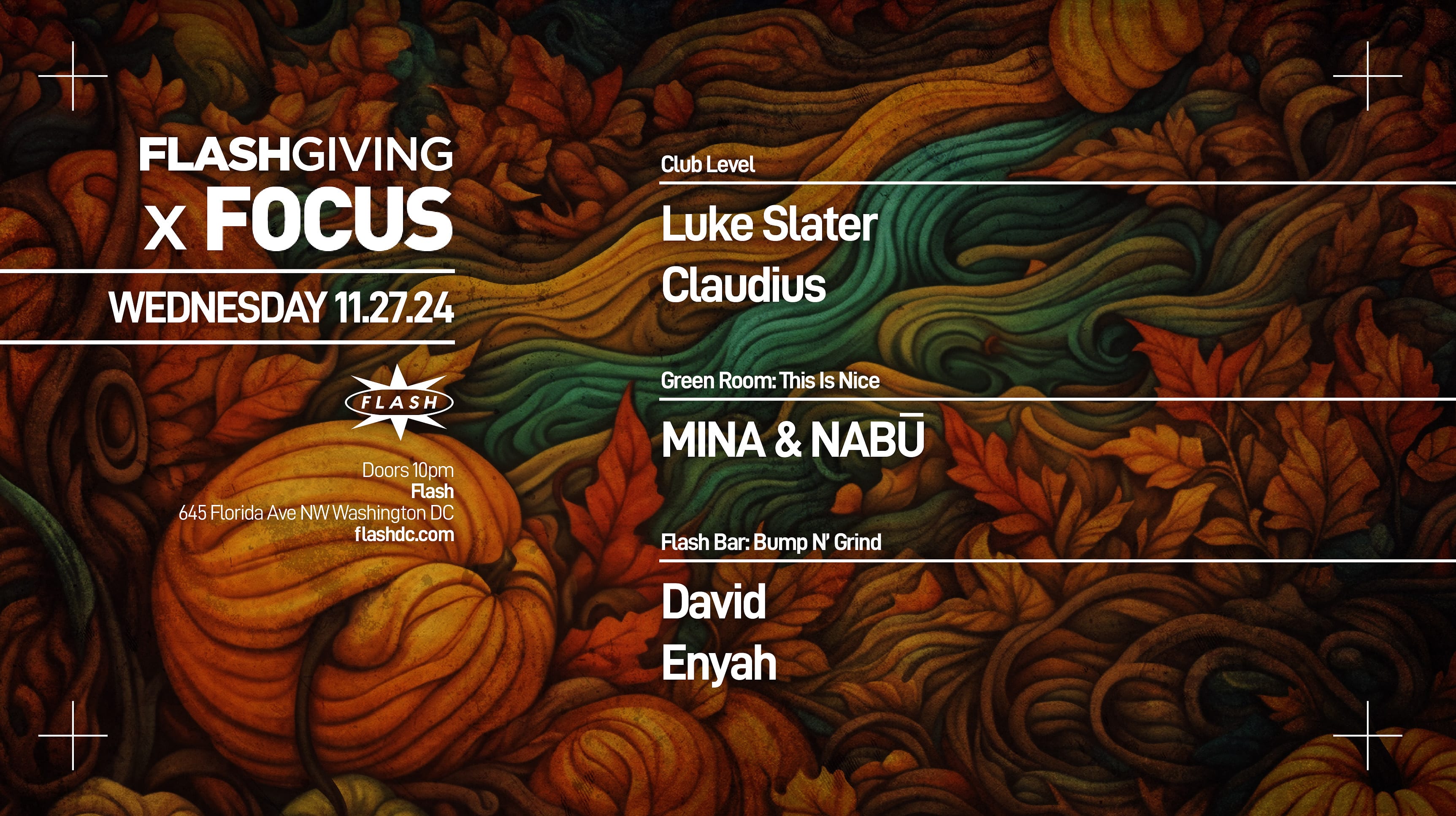 Flashgiving X Focus: Luke Slater