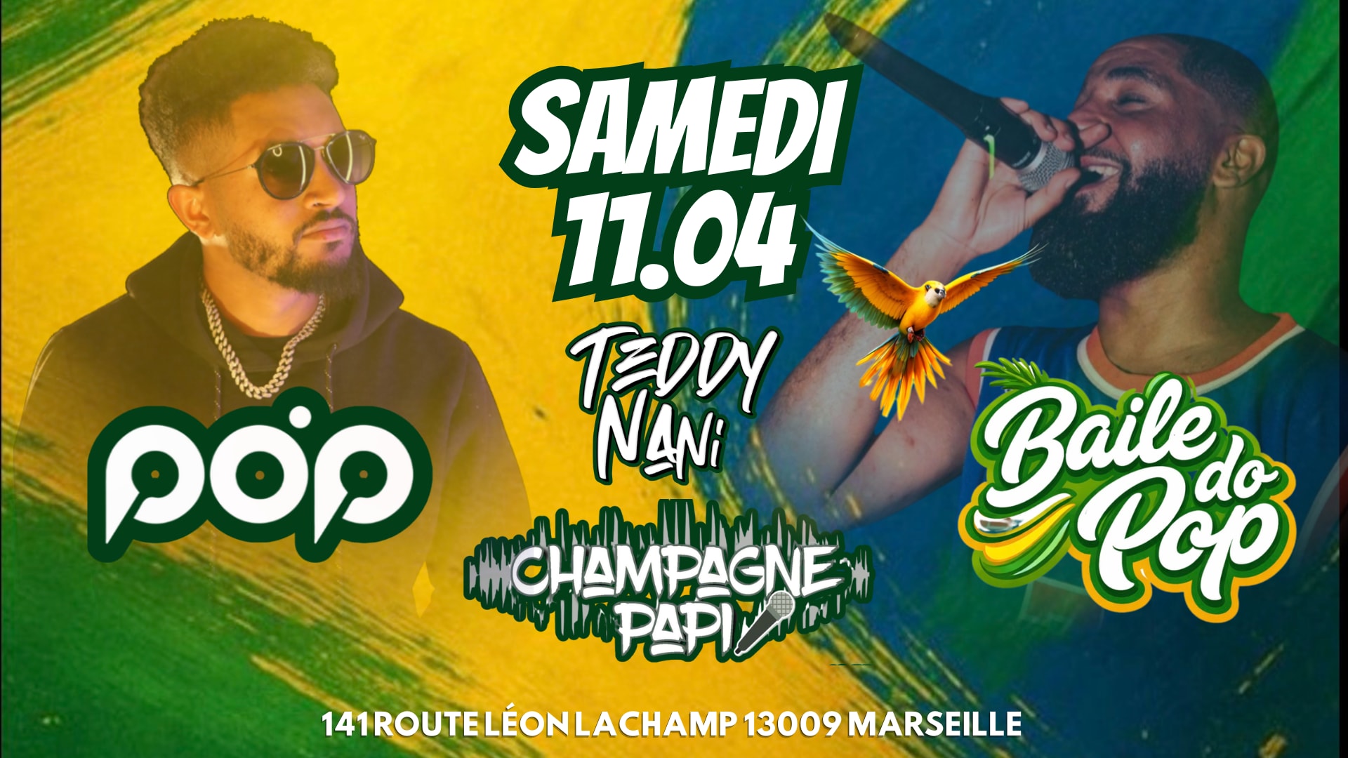 Baile Do Pop - Samedi 11 Avril 2026 - 00h/06h