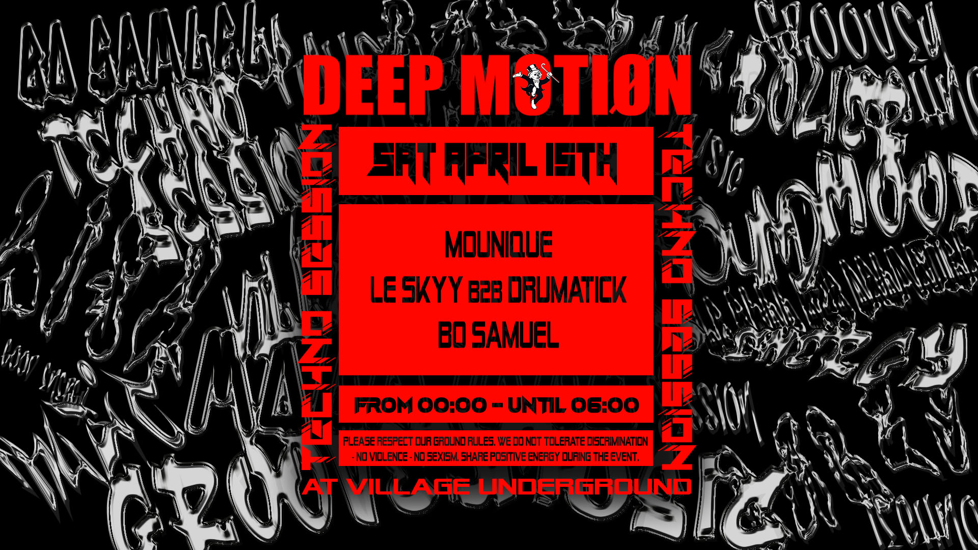 Deep Motion - Mounique, Le Skyy B2b Drumatick, Bo Samuel