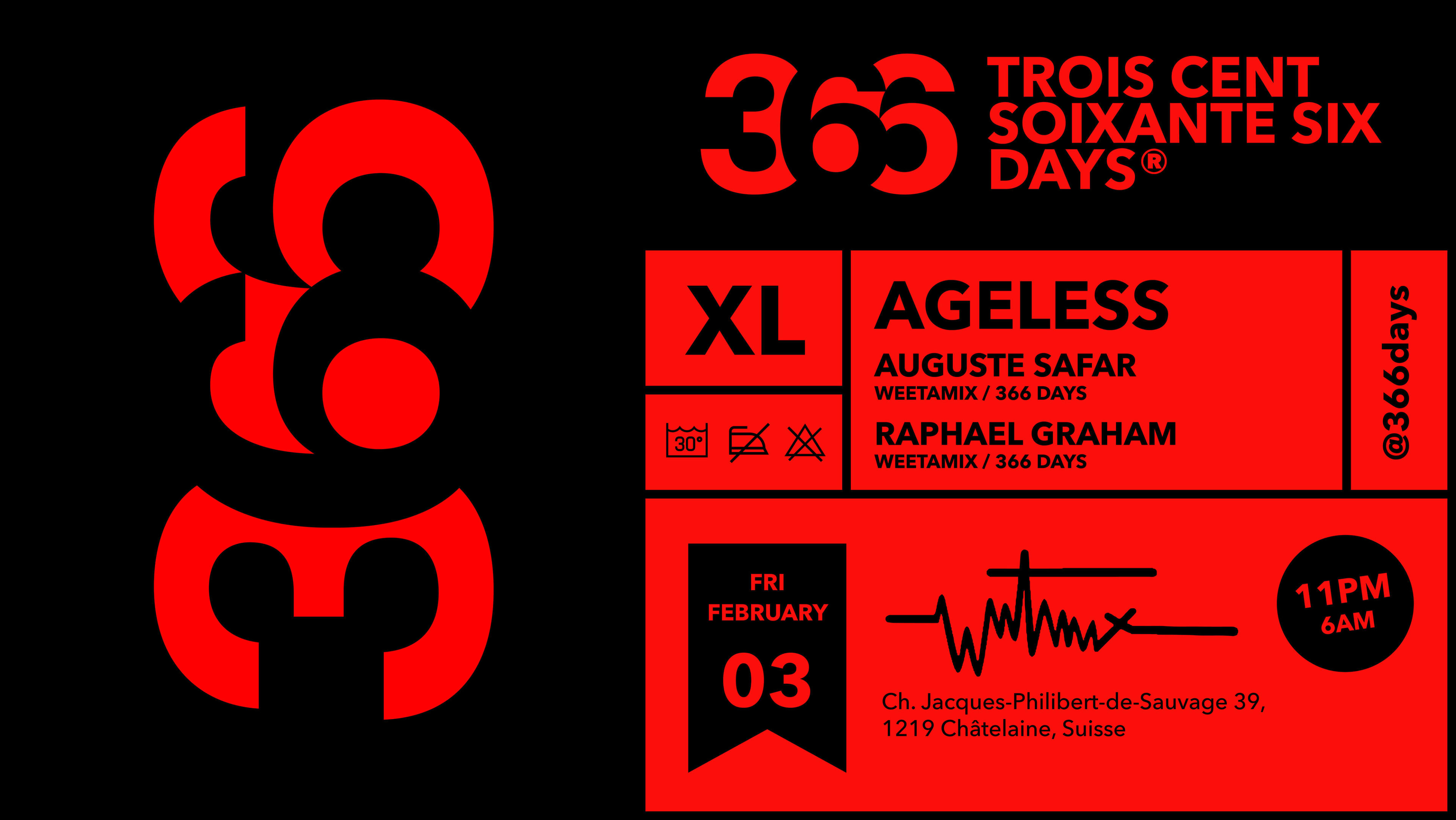 366 Days // Ageless, Auguste Safar, Raphael Graham