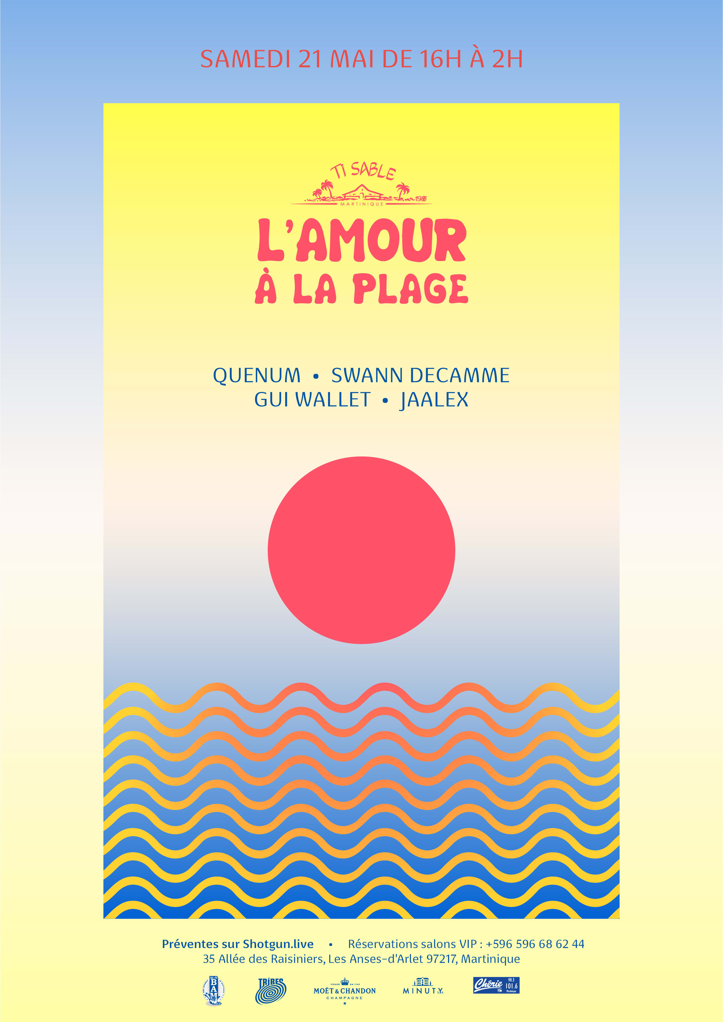 L'amour À La Plage By Ti Sable (Sam 21 Mai)