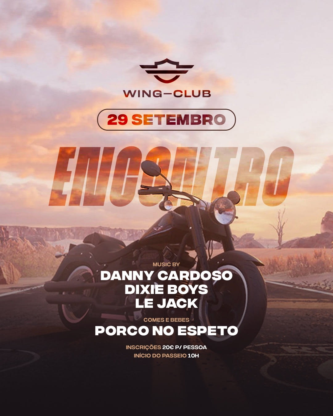 Encontro Motard Wing Club, 29 De Setembro 2024