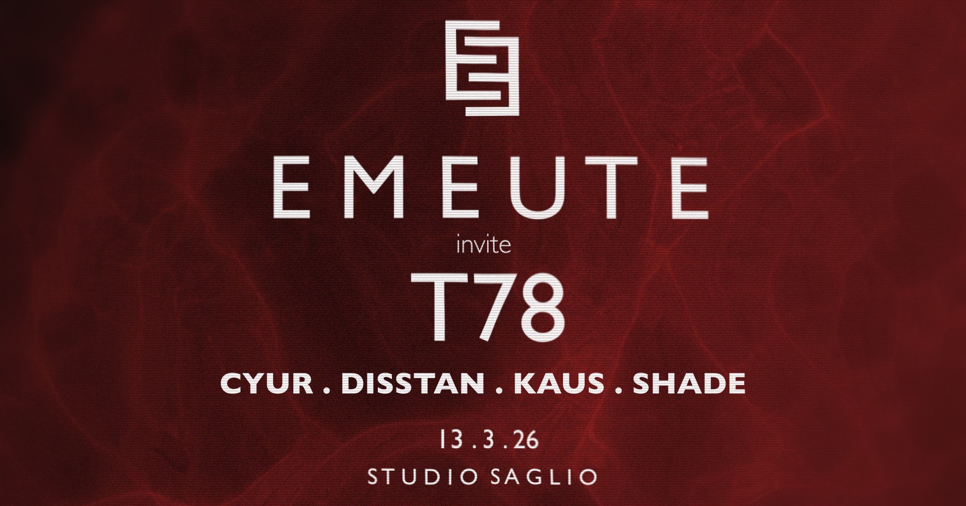 Emeute : T78, Cyur, Disstan, Shade, Kaus