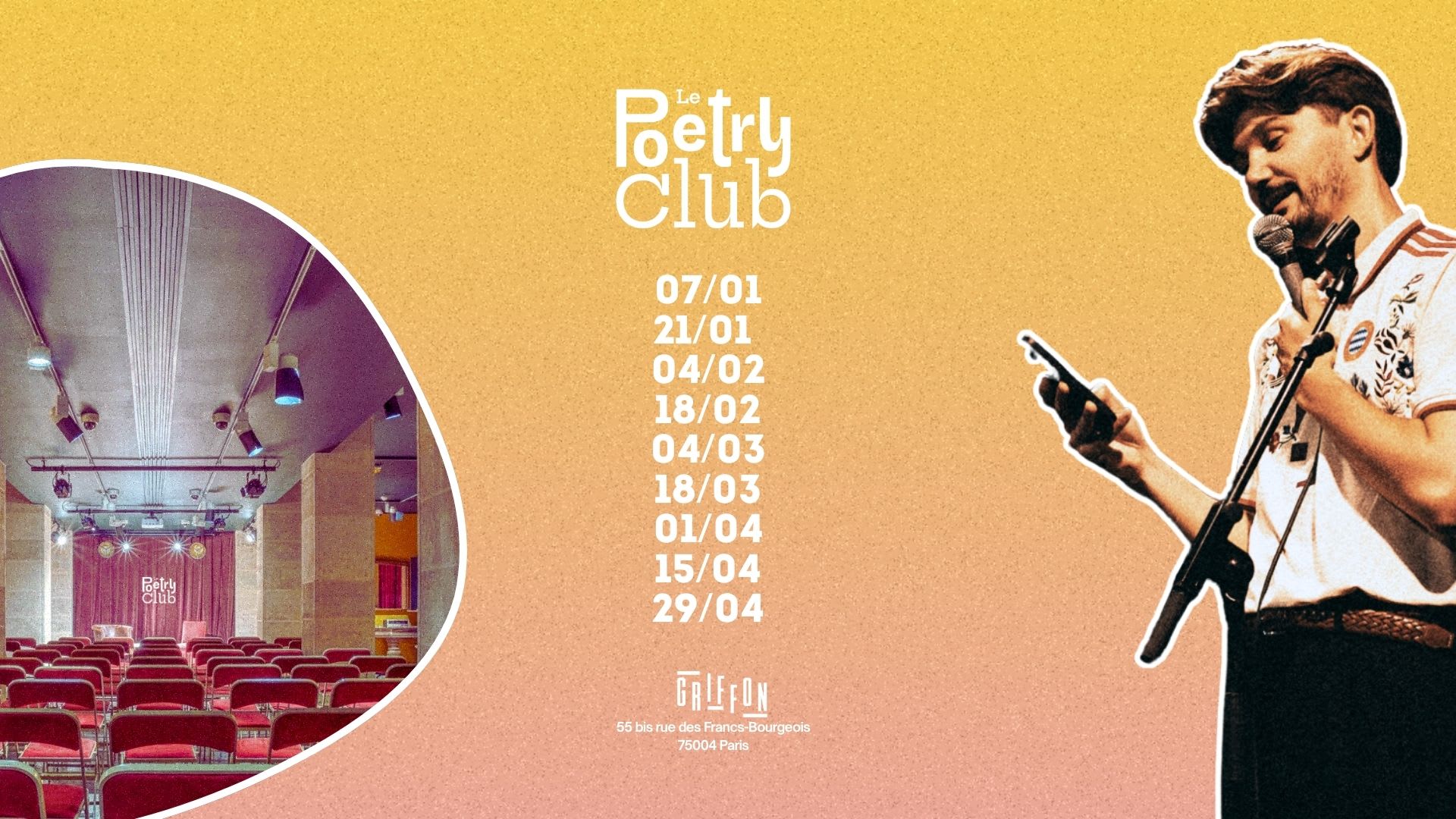 Le Poetry Club - 18/03