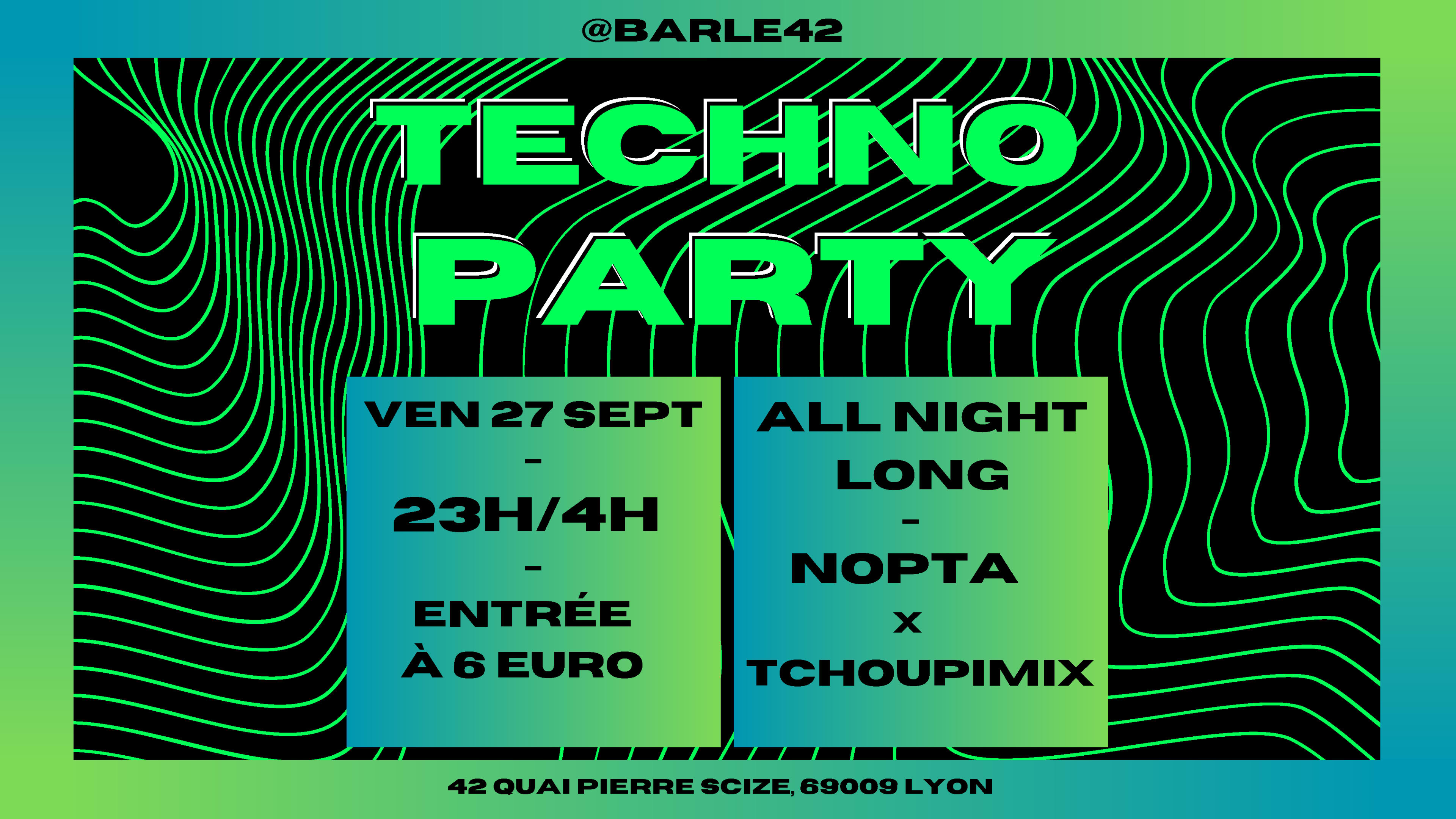 I Love Techno : Nopta Vs Tchoupimix