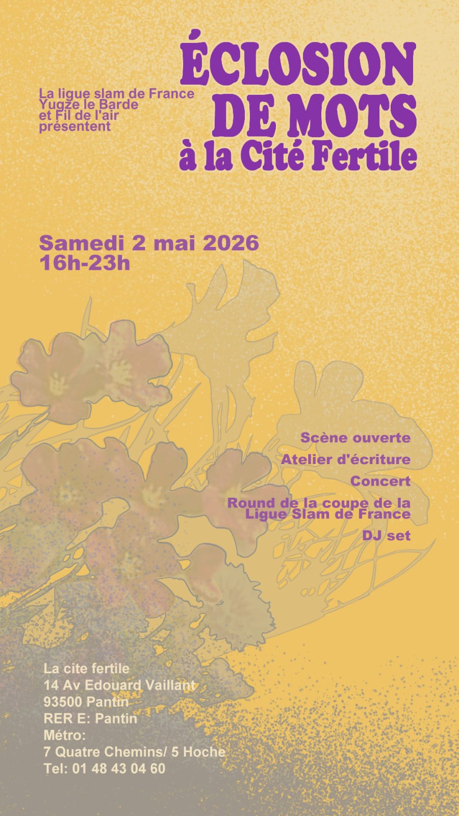 Éclosion De Mots À La Cité Fertile