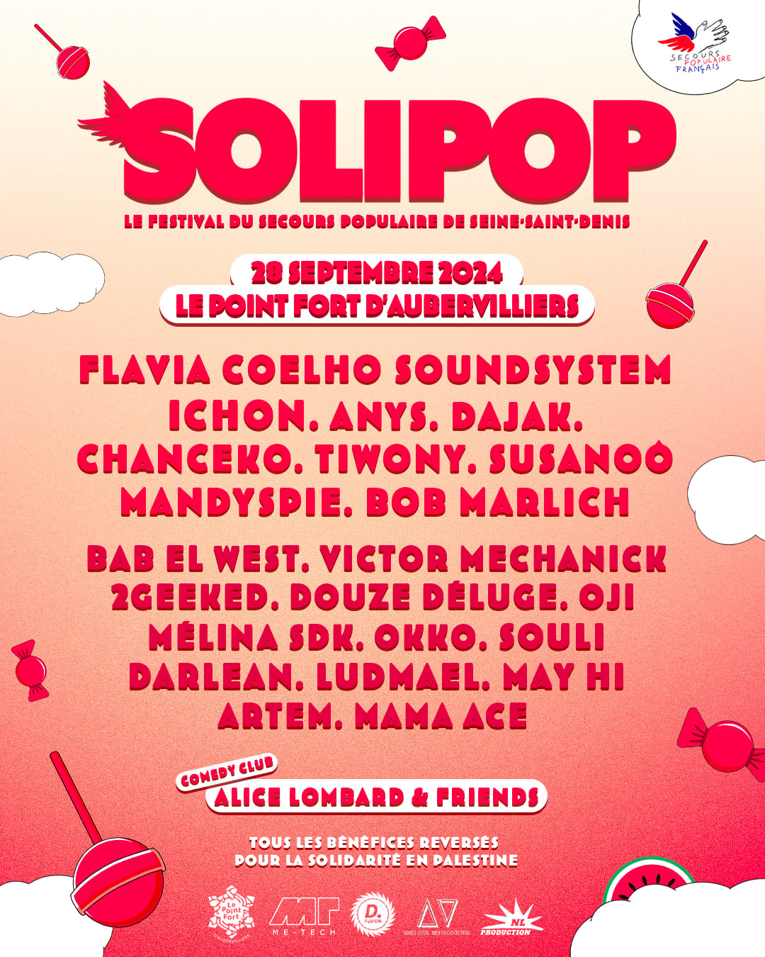 Festival Solipop : Flavia Coelho · Ichon · Tiwony & More