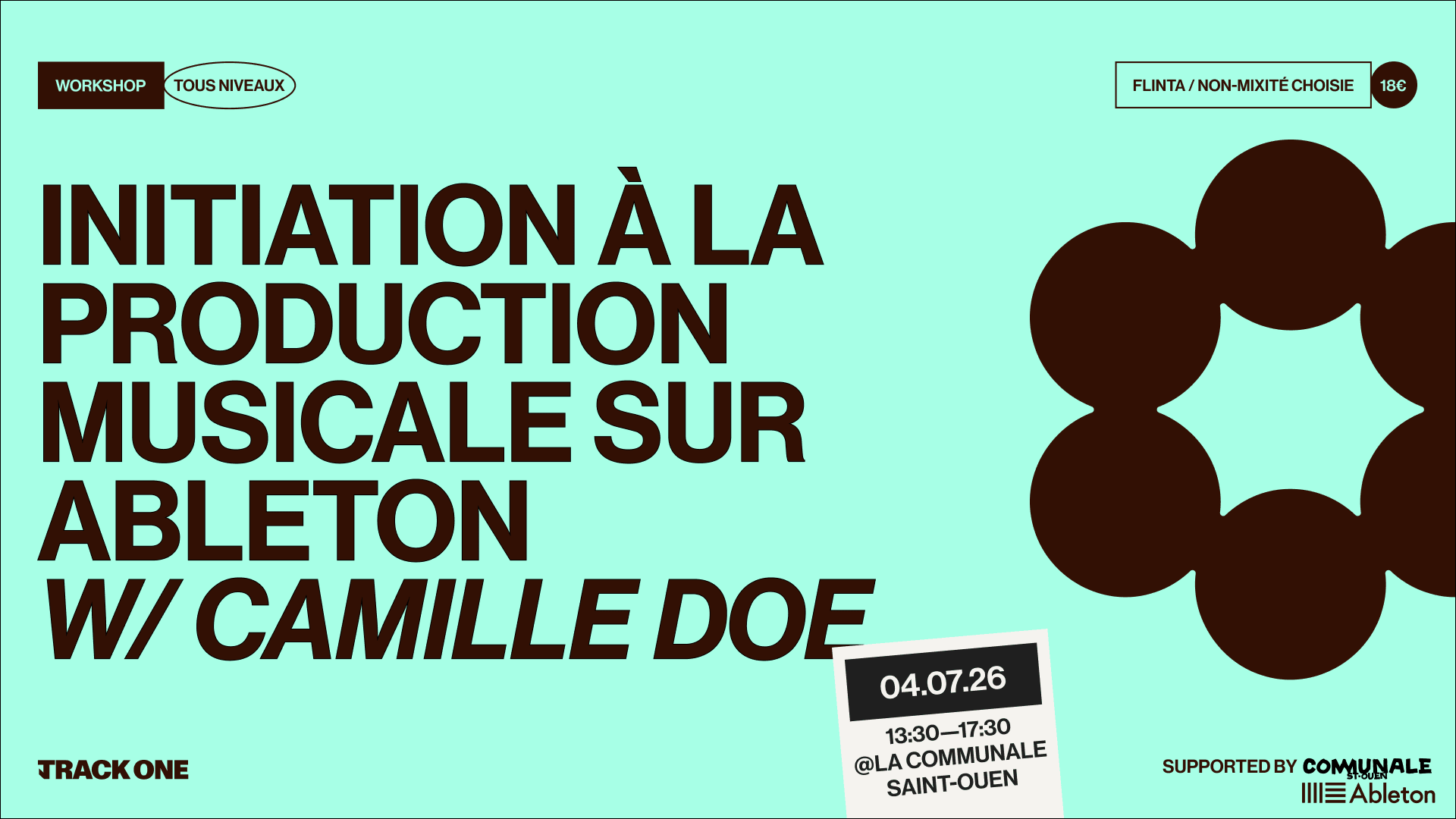 Initiation À La Production Musicale W/Camille Doe