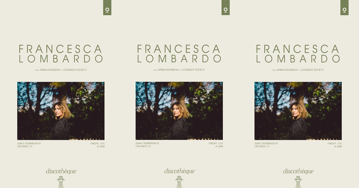 Discothèque: Francesca Lombardo